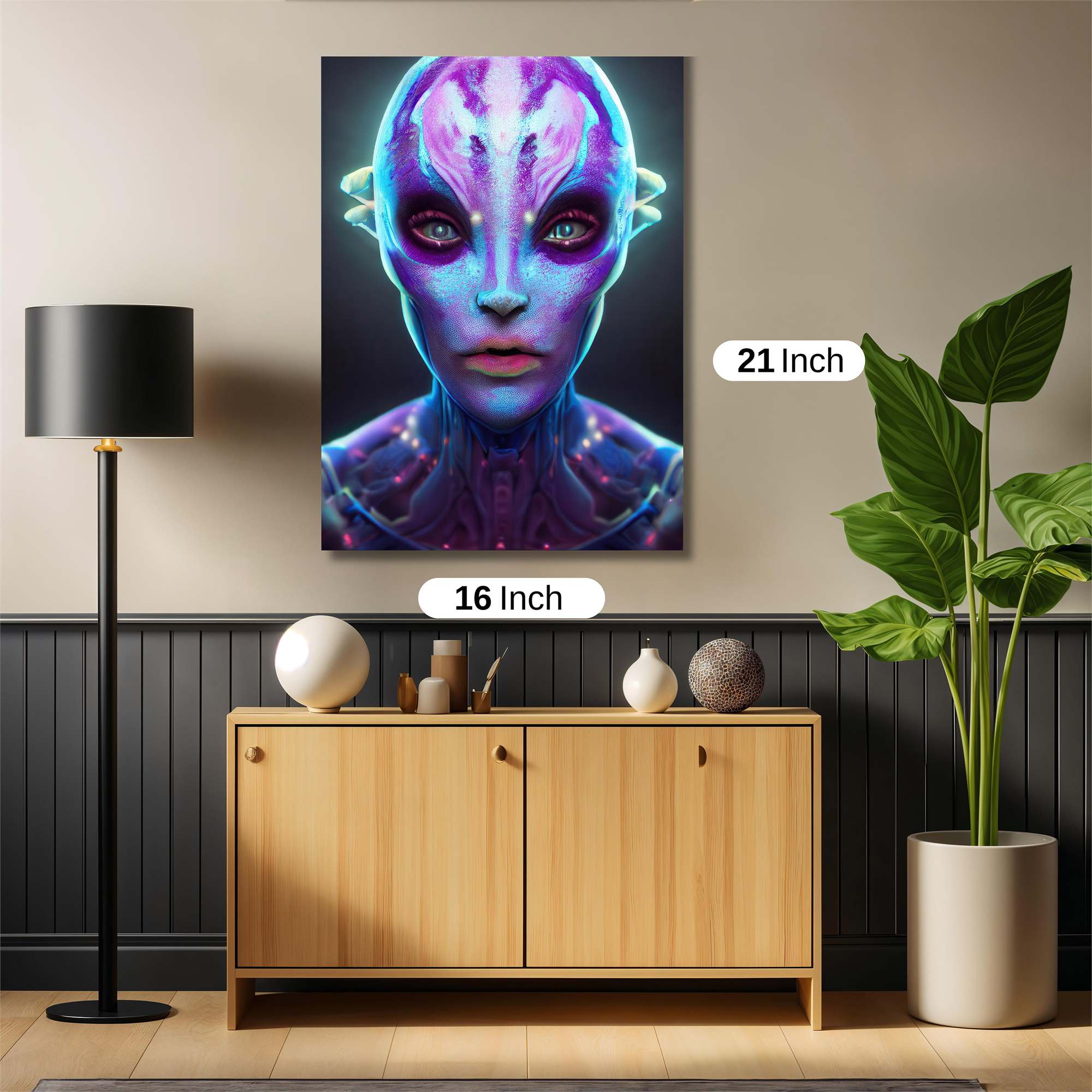 Alien Serenity Safe Wall Magnetic / M