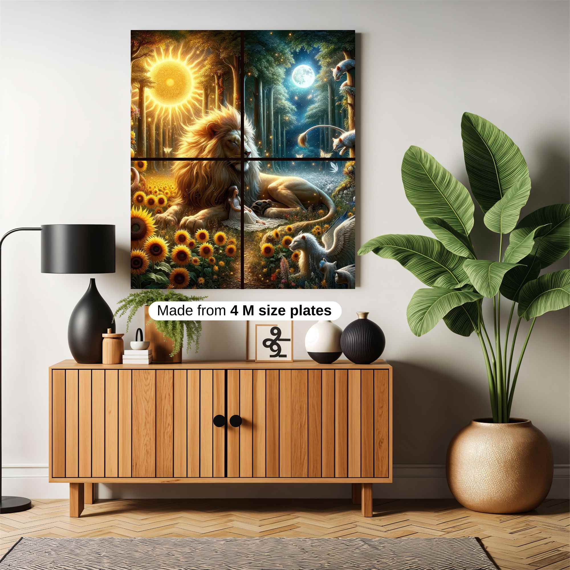 Lion Serenity Safe Wall Magnetic / M