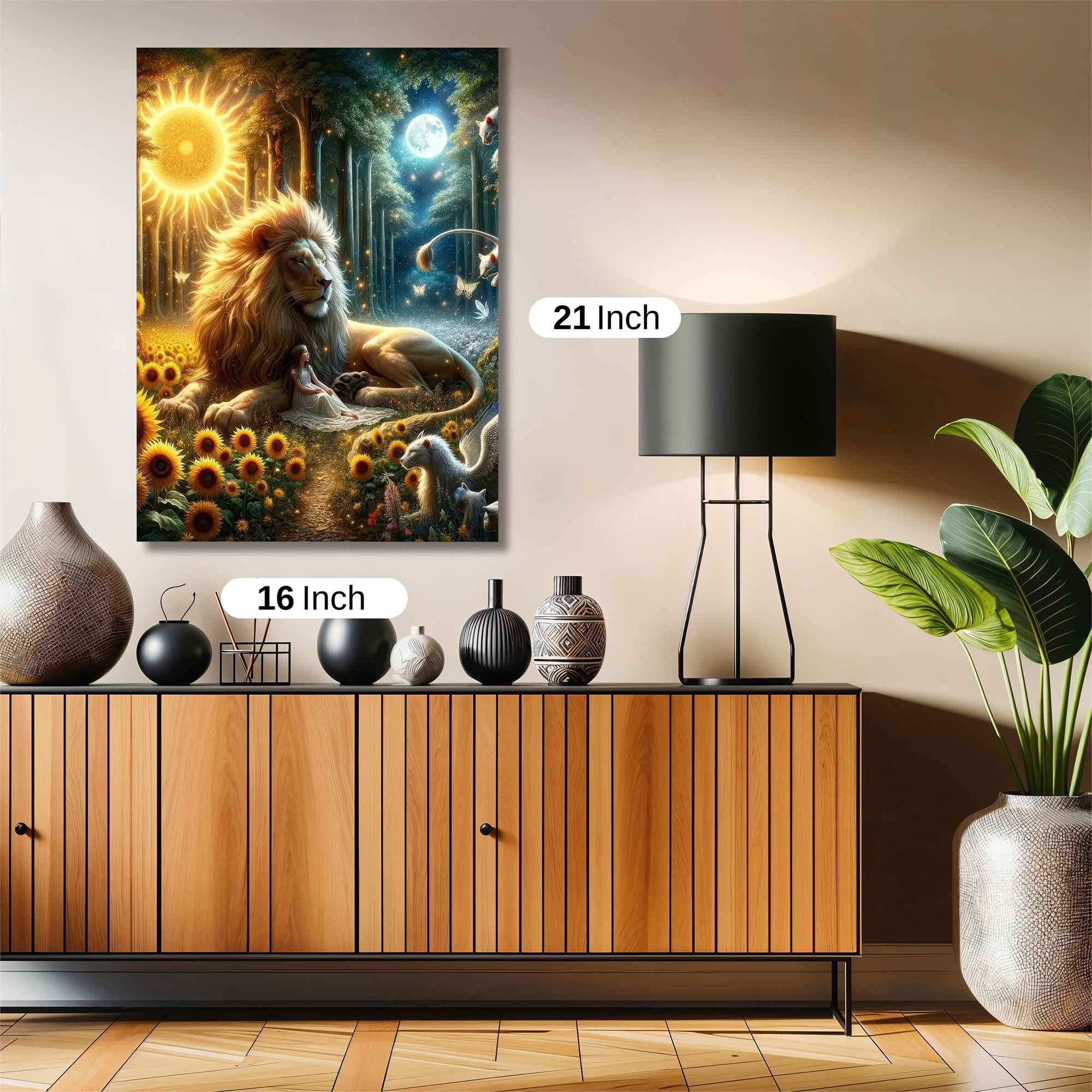 Lion Serenity Safe Wall Magnetic / M