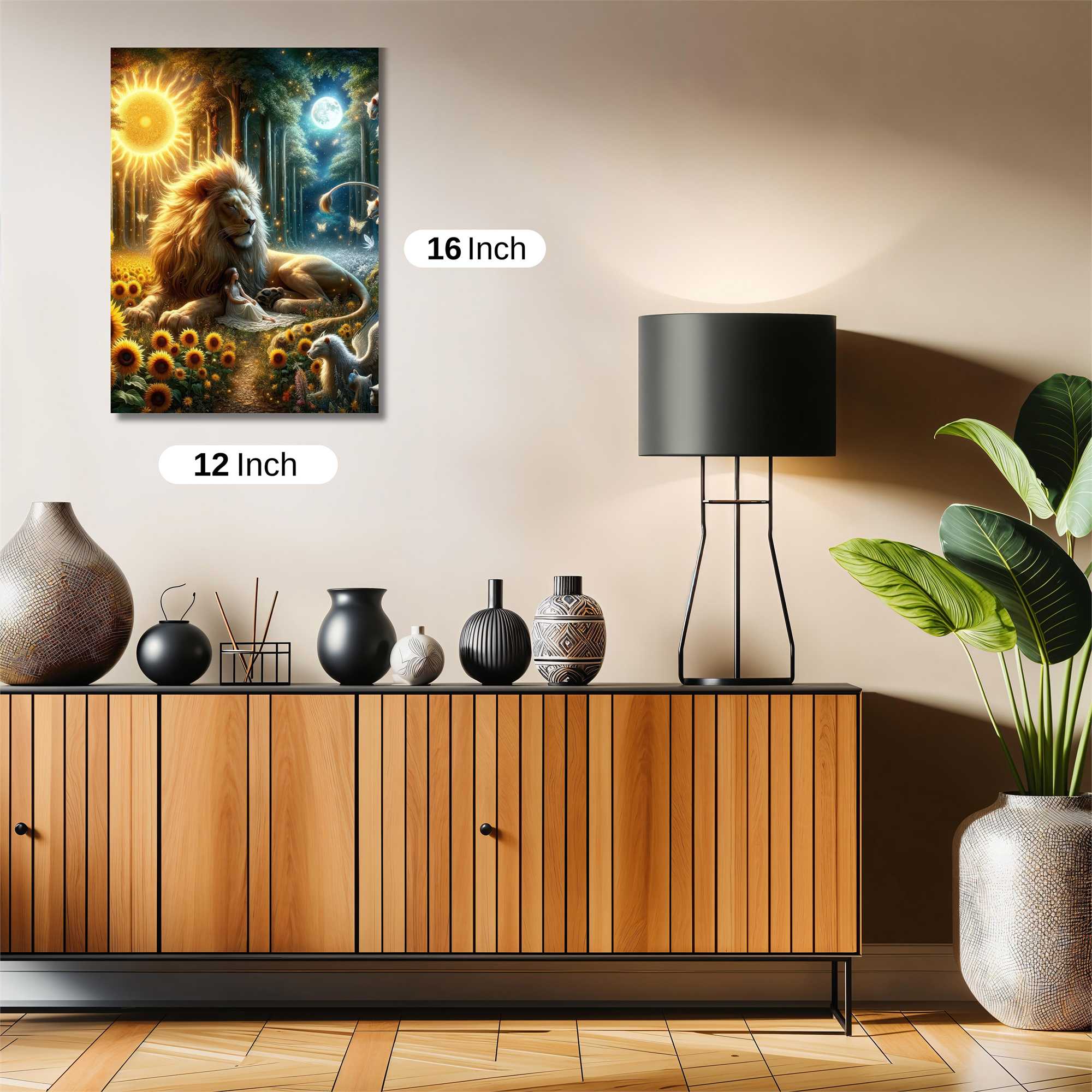 Lion Serenity Safe Wall Magnetic / M