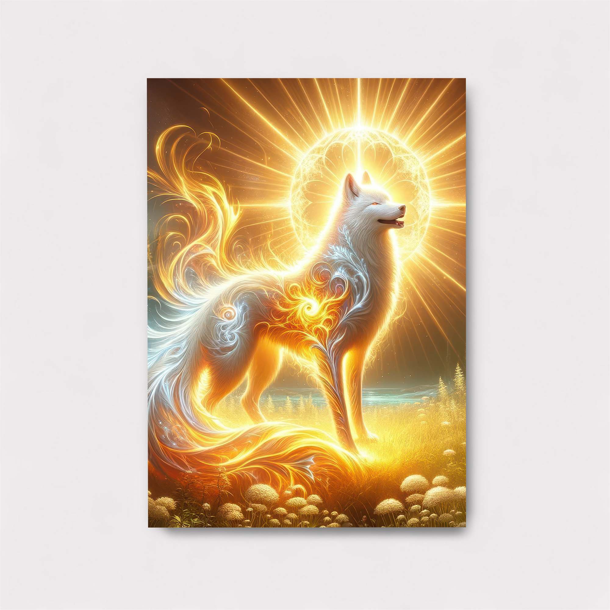 Luminous Wolf Safe Wall Magnetic / M