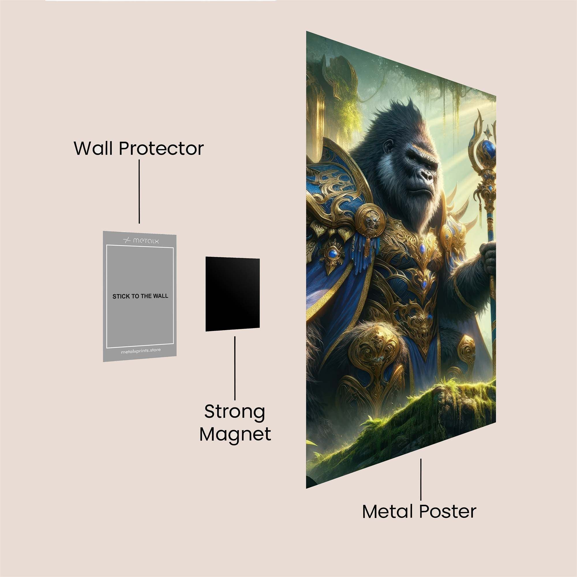 Gorilla Sovereign Safe Wall Magnetic / M