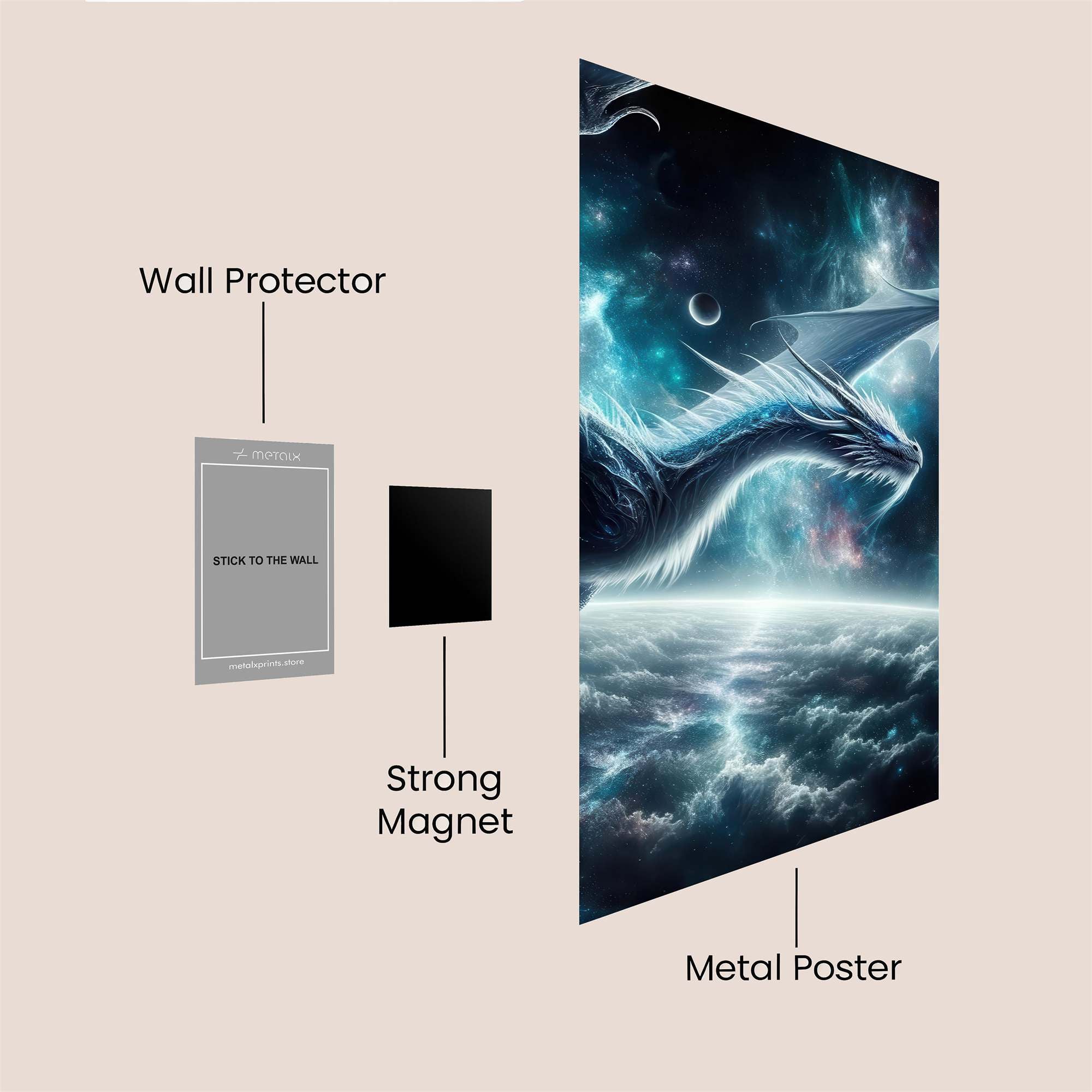 Celestial Dragon Safe Wall Magnetic / M