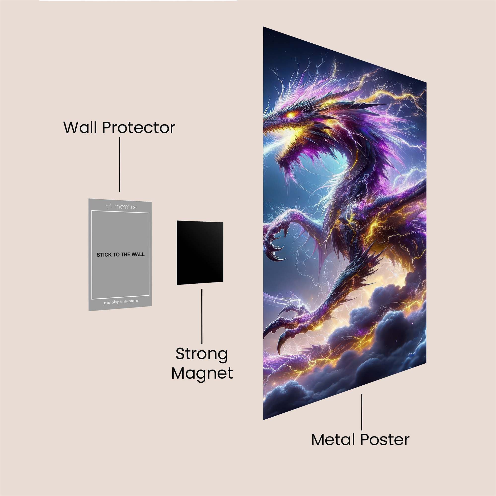 Stormbringer Safe Wall Magnetic / M