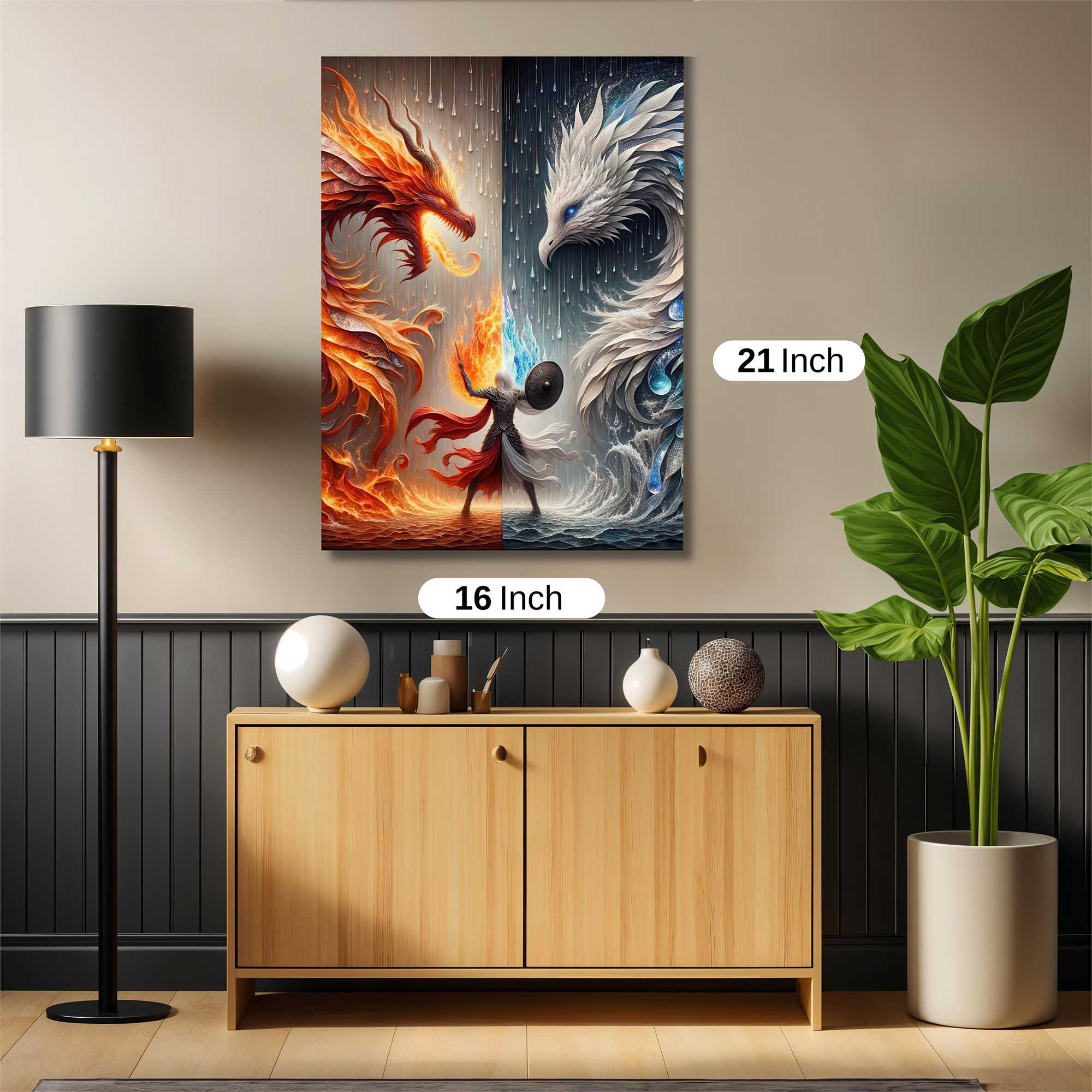 Dragons Clash Safe Wall Magnetic / M