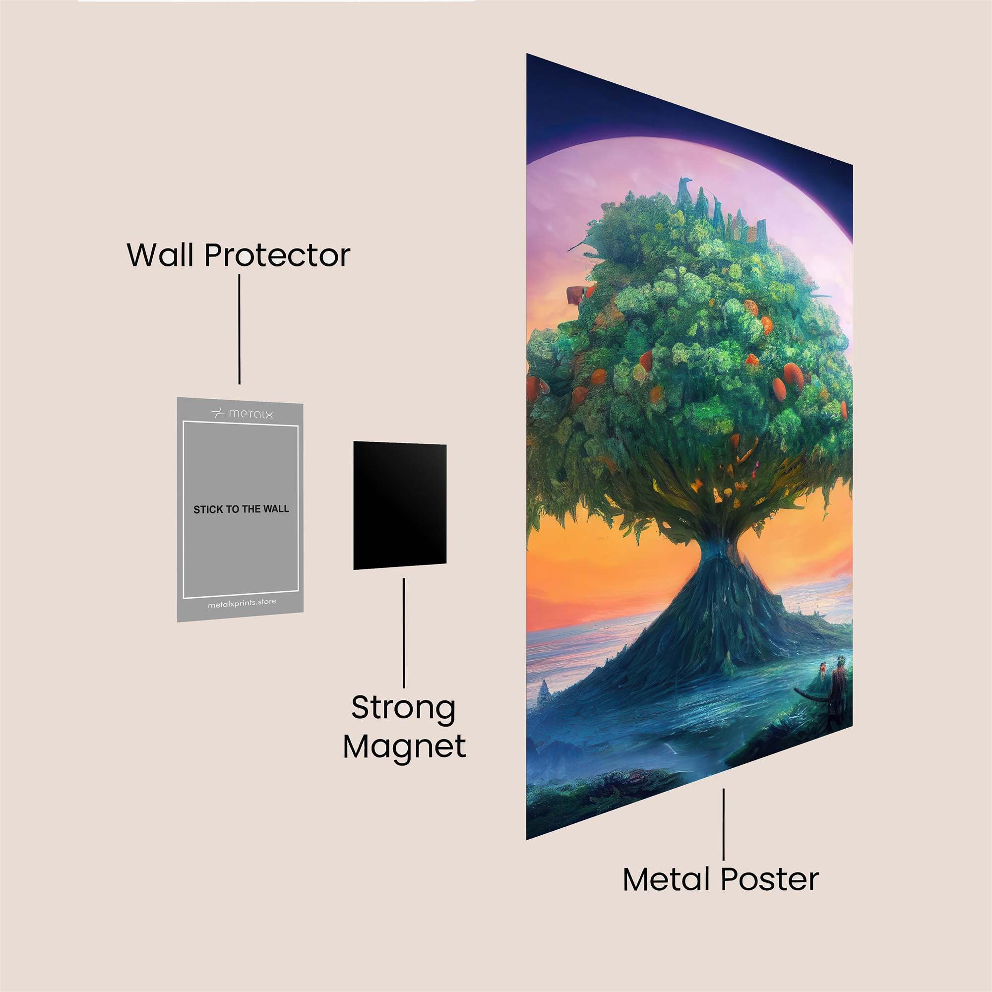 Yggdrasil Dream Safe Wall Magnetic / M