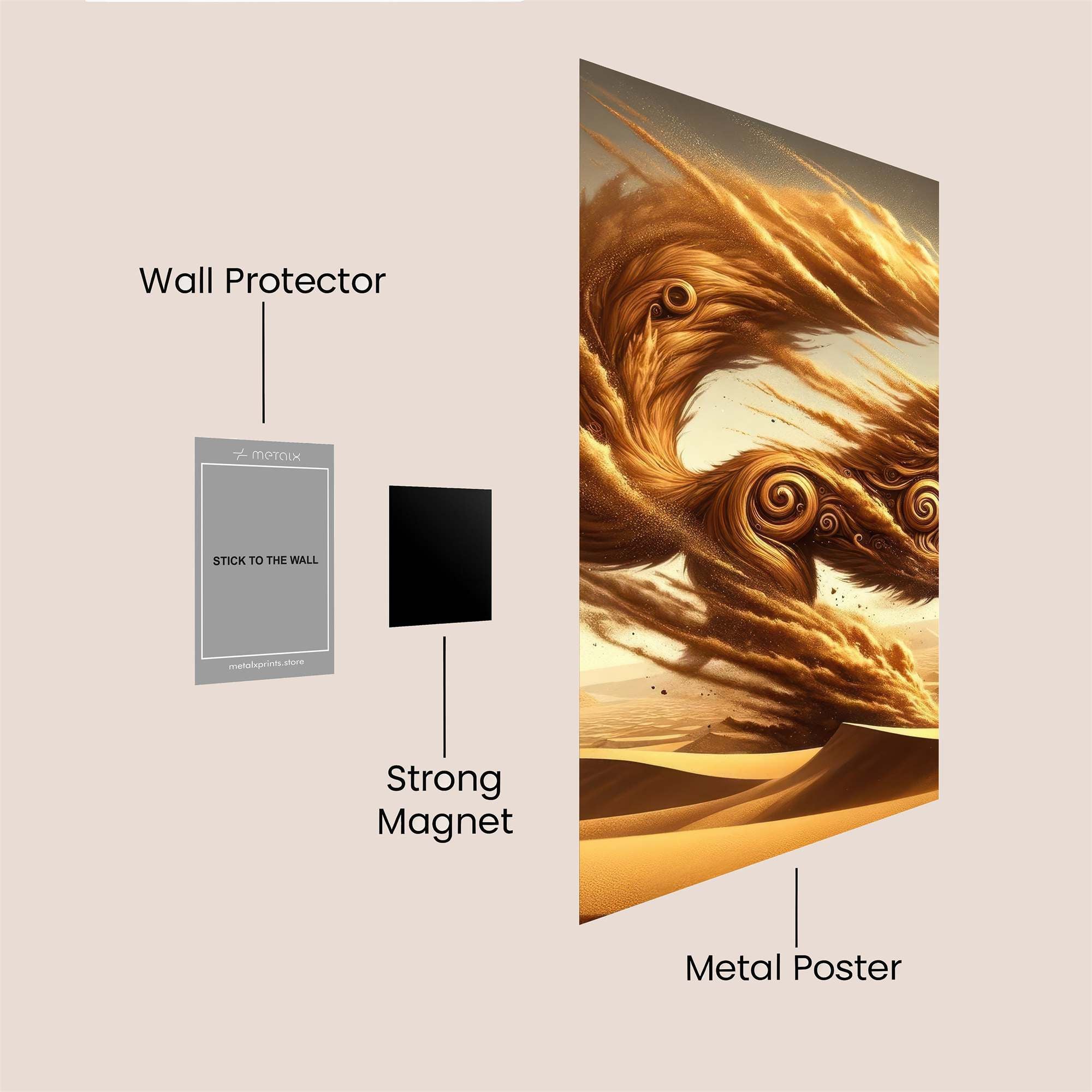 Desert Spirit Safe Wall Magnetic / M