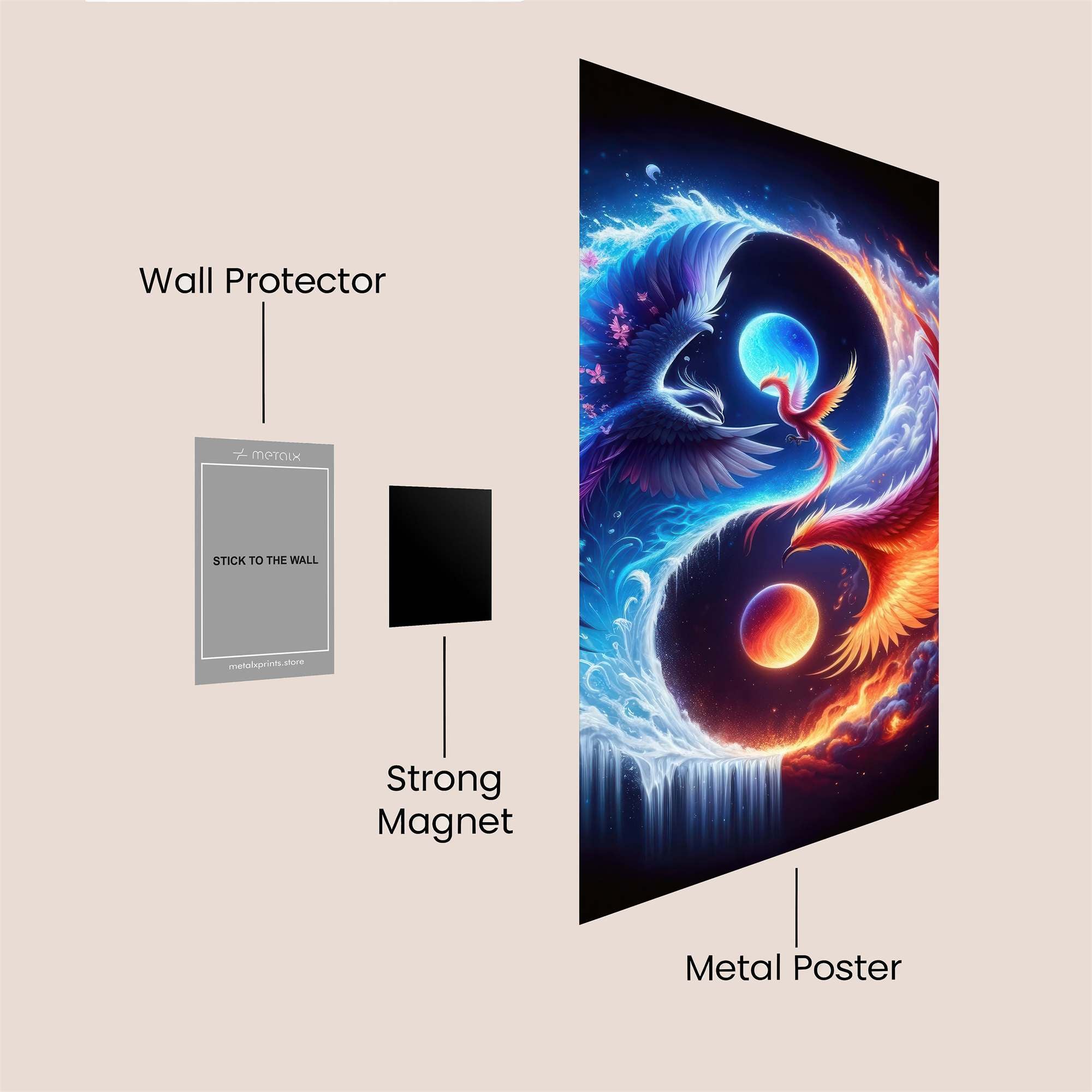 Phoenix Duality Safe Wall Magnetic / M
