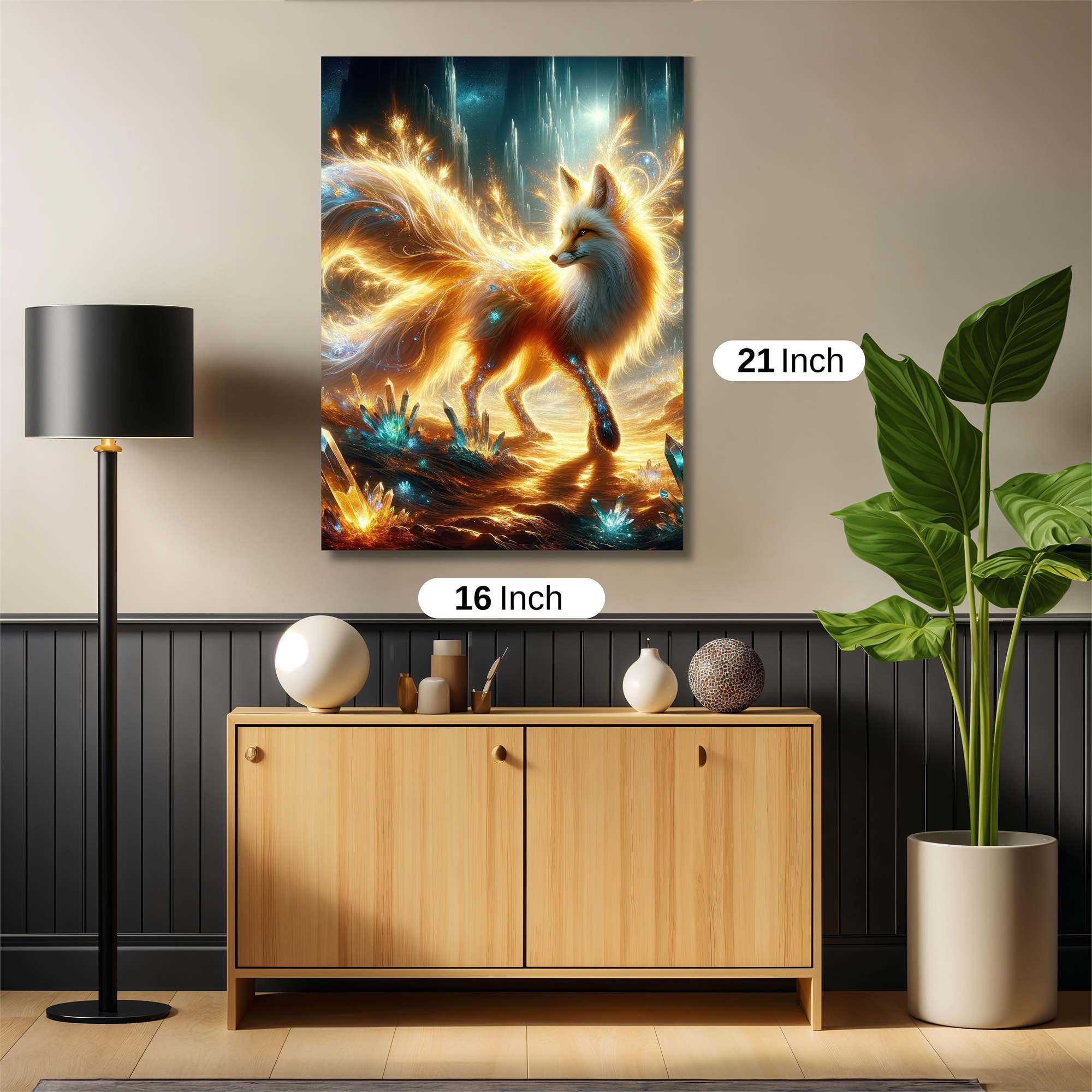 Luminous Fox Safe Wall Magnetic / M