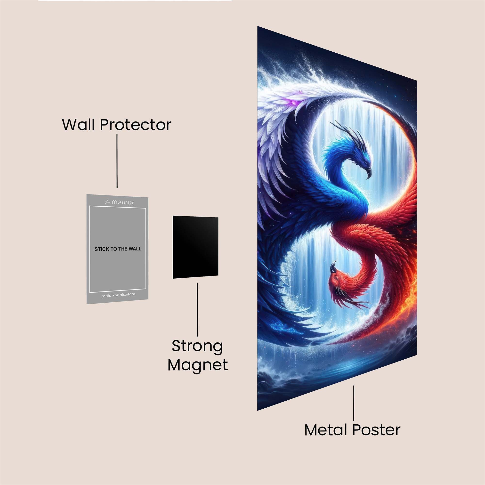 Phoenix Duality Safe Wall Magnetic / M