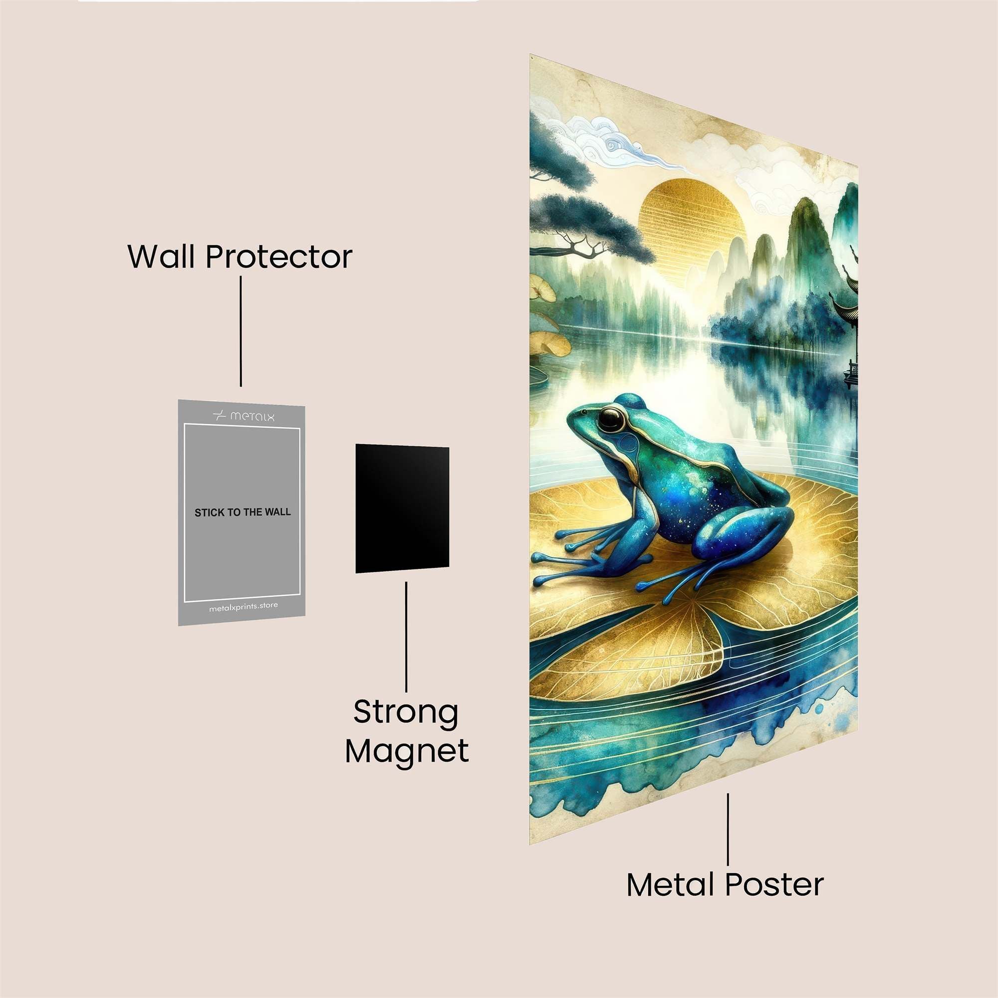 Frog Serenity Safe Wall Magnetic / M