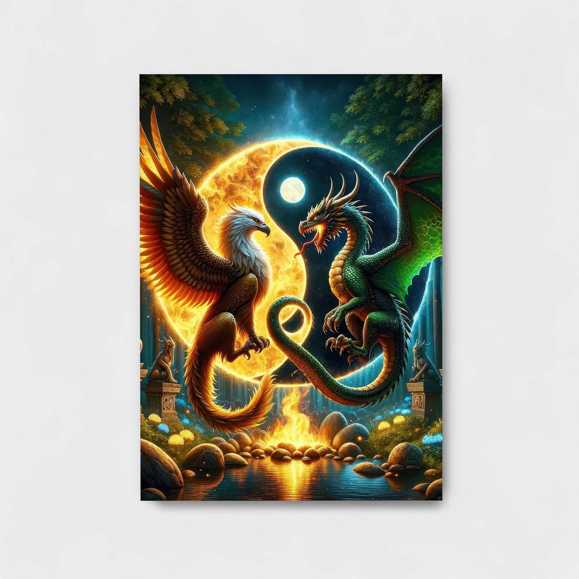 Griffin Dragon Safe Wall Magnetic / M