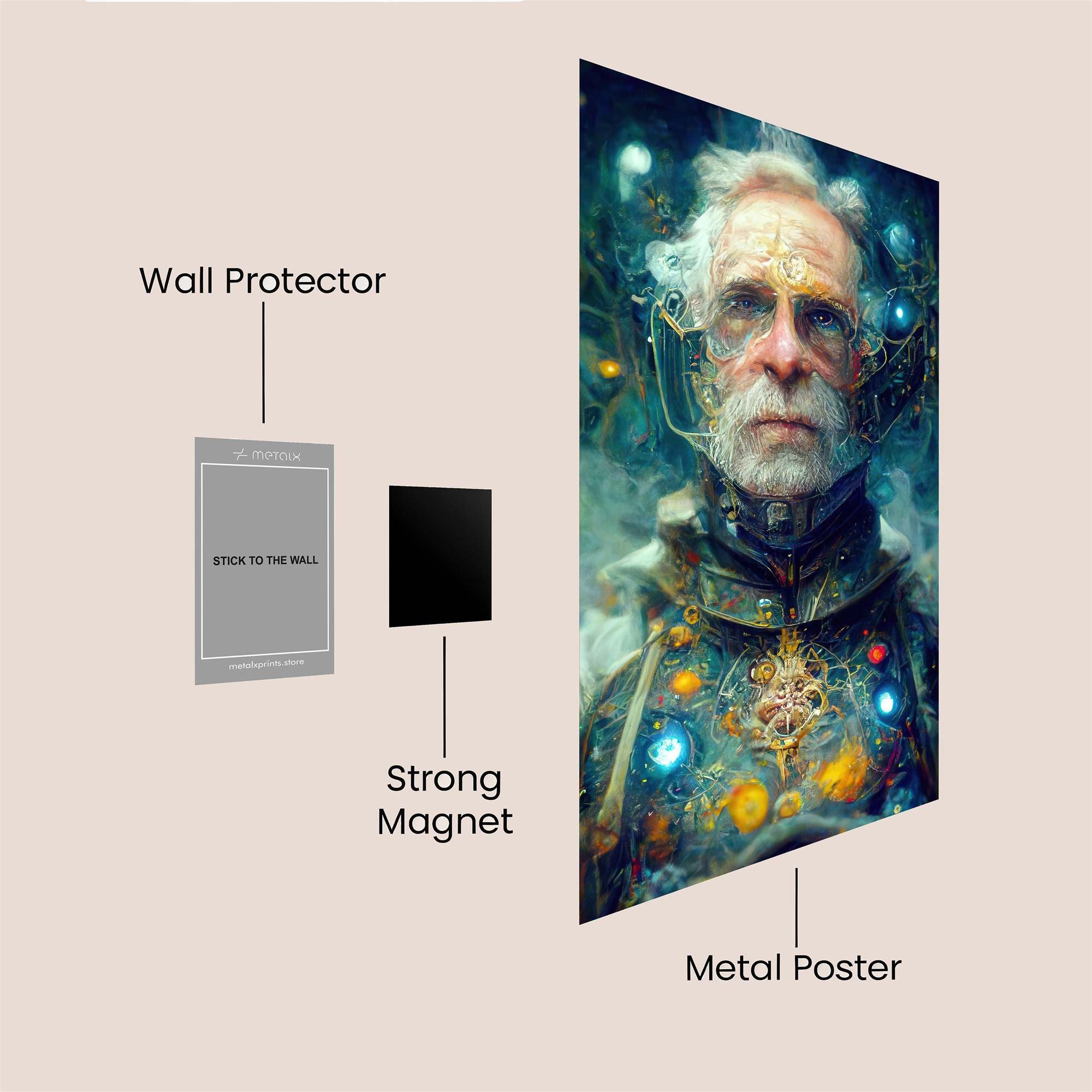 Wizard Enigma Safe Wall Magnetic / M