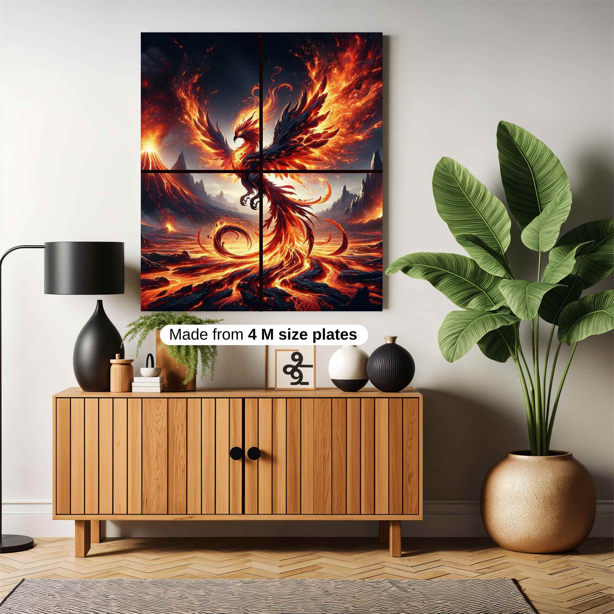 Phoenix Inferno Safe Wall Magnetic / M