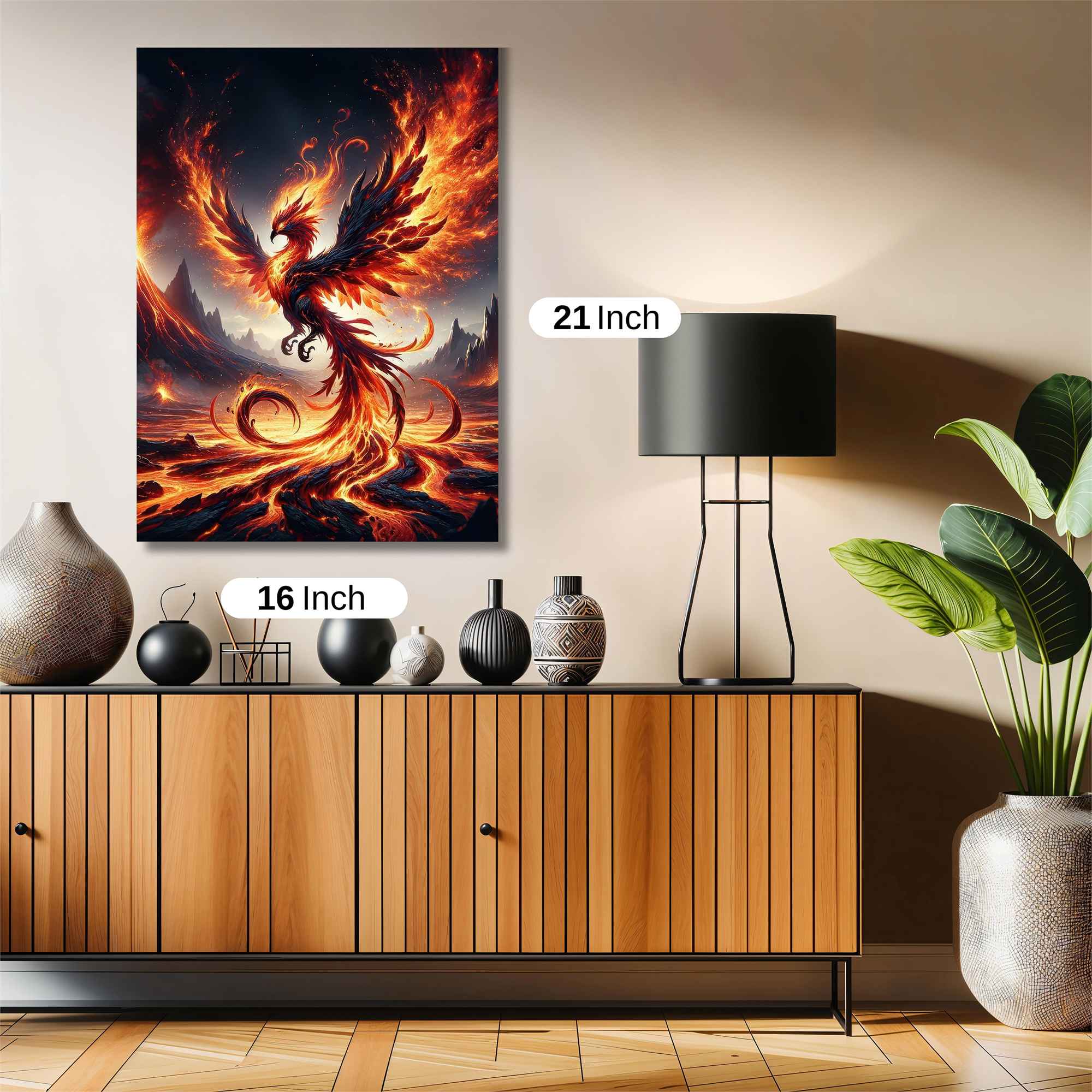 Phoenix Inferno Safe Wall Magnetic / M