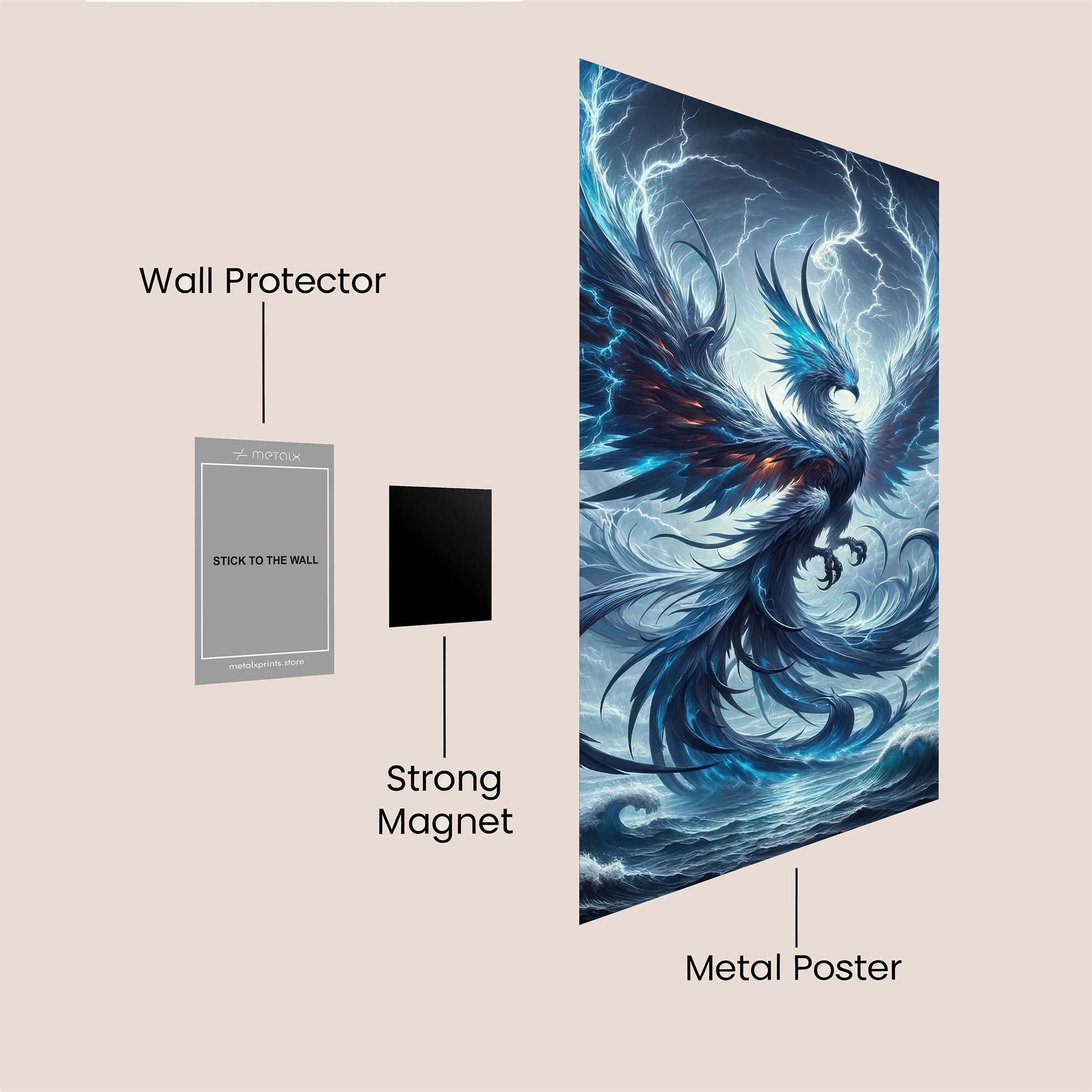 Storm Phoenix Safe Wall Magnetic / M