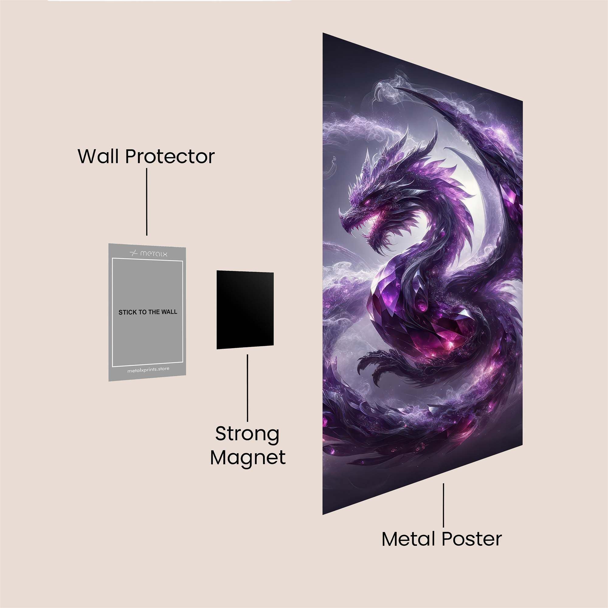 Amethyst Majesty Safe Wall Magnetic / M