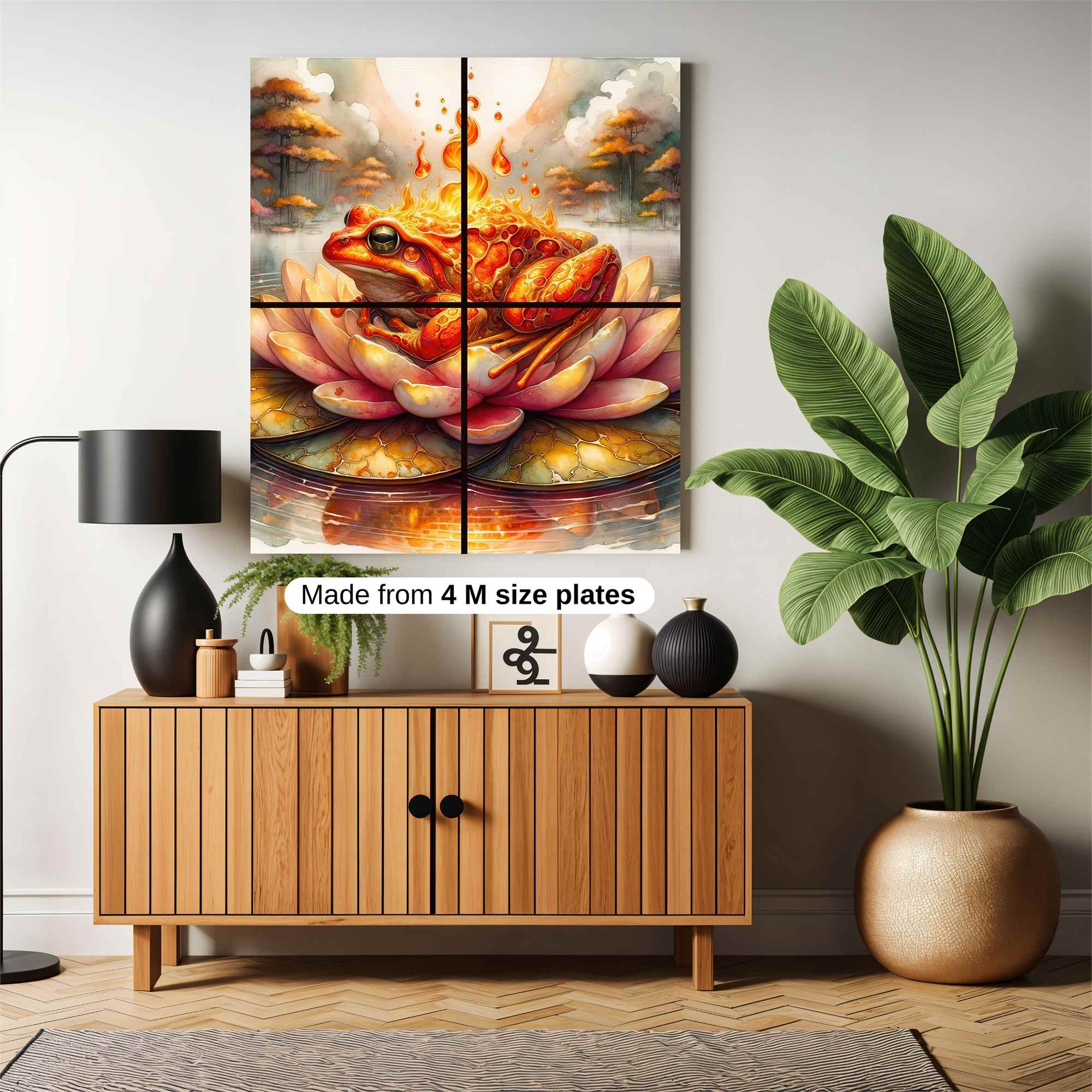 Flame Frog Safe Wall Magnetic / M