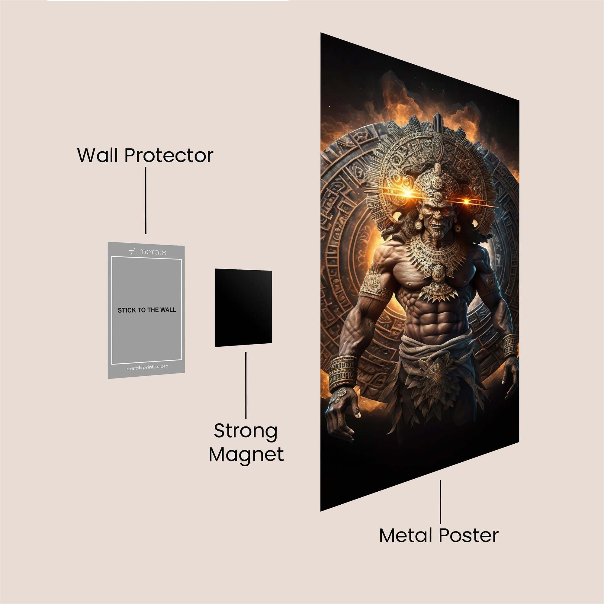 Ravana Radiant Safe Wall Magnetic / M
