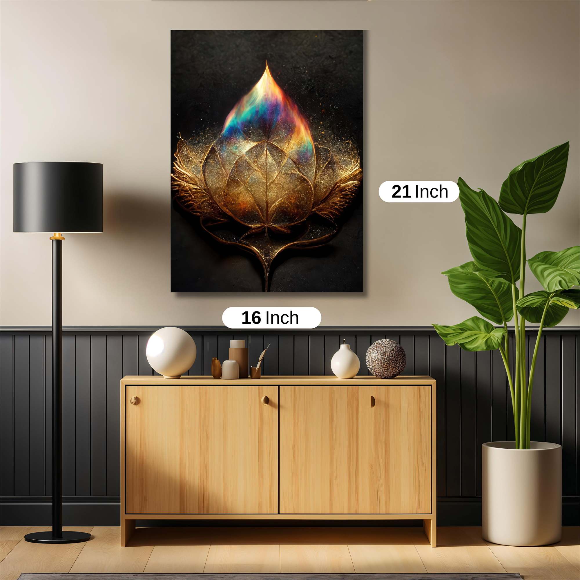 Flame Lotus Safe Wall Magnetic / M