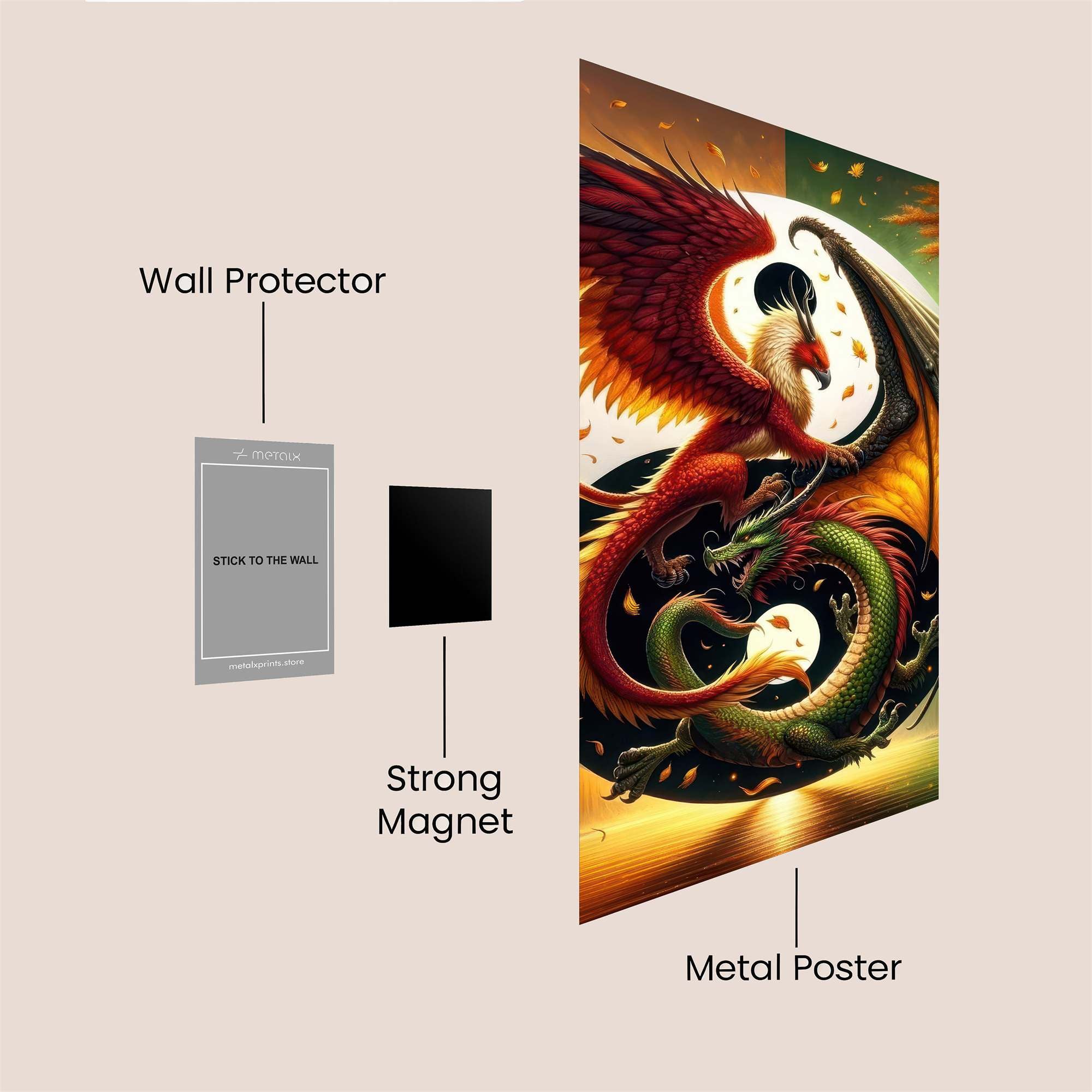 Phoenix Serenity Safe Wall Magnetic / M