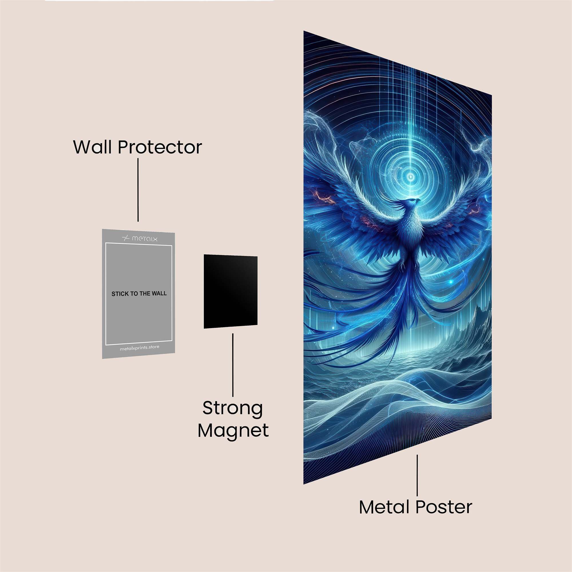 Phoenix Radiance Safe Wall Magnetic / M