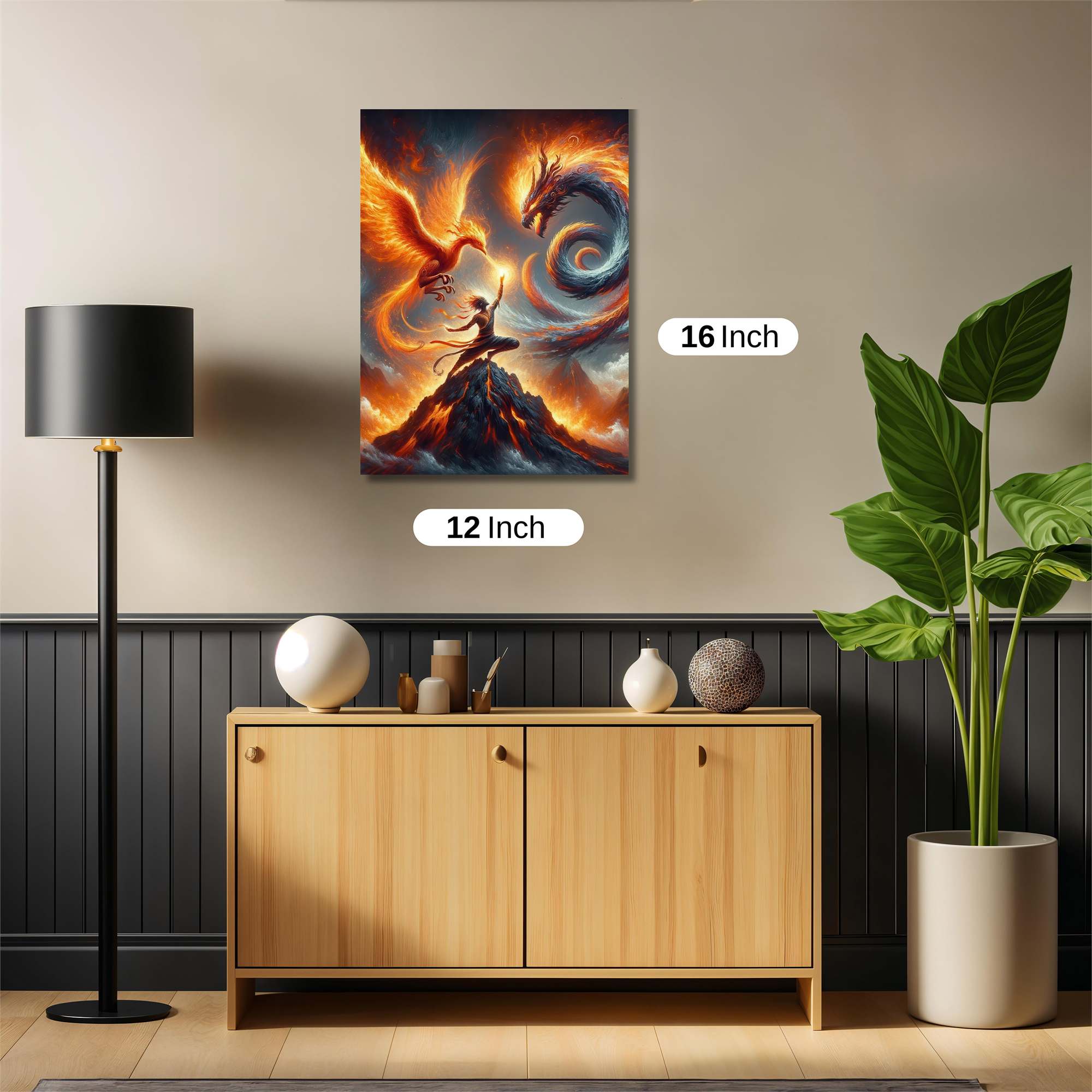 Phoenix Clash Safe Wall Magnetic / M