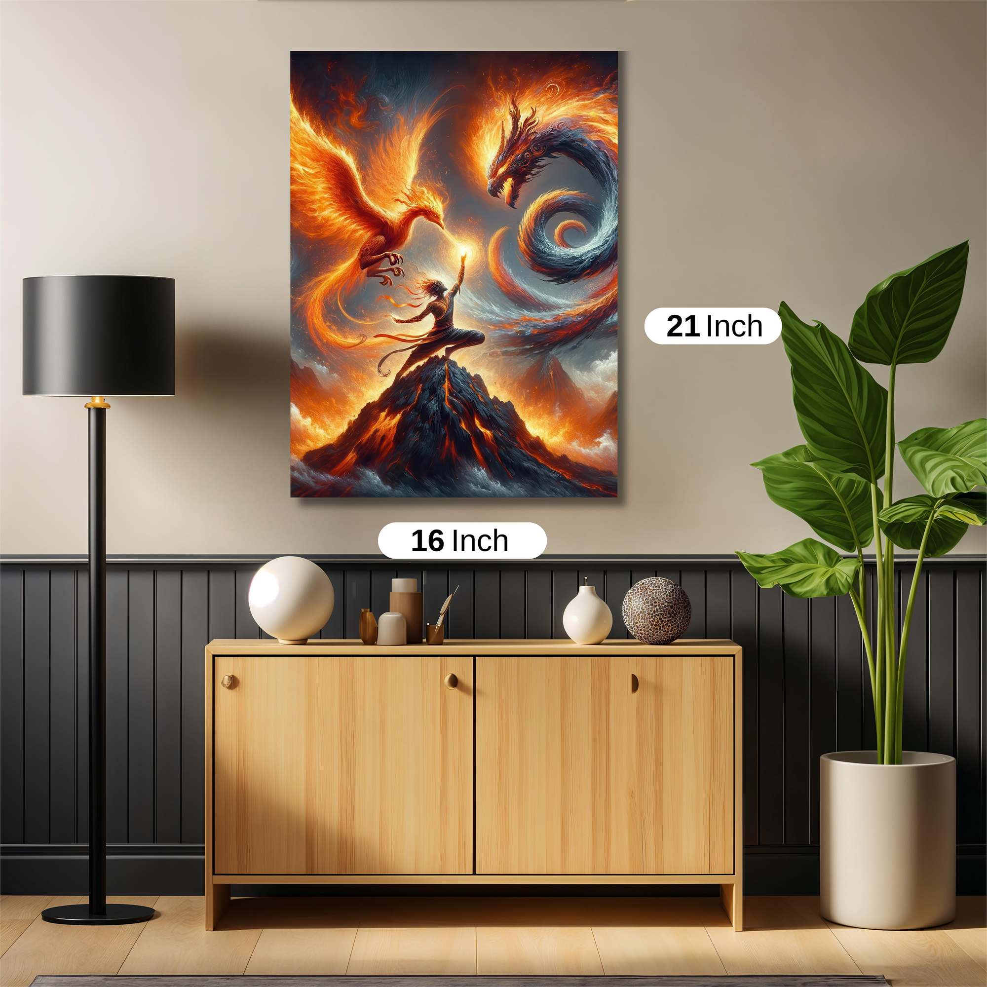 Phoenix Clash Safe Wall Magnetic / M