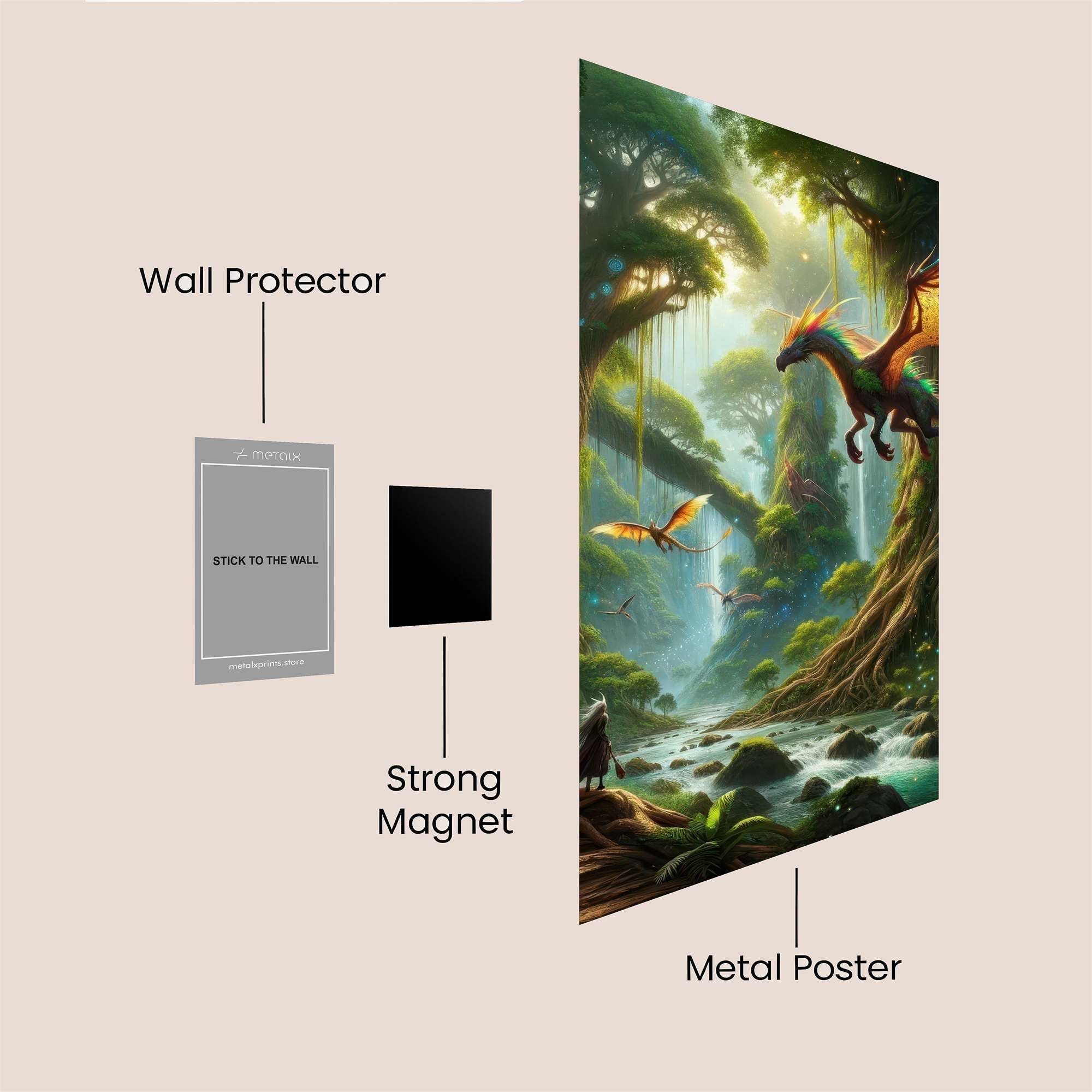 Dragon Serenity Safe Wall Magnetic / M