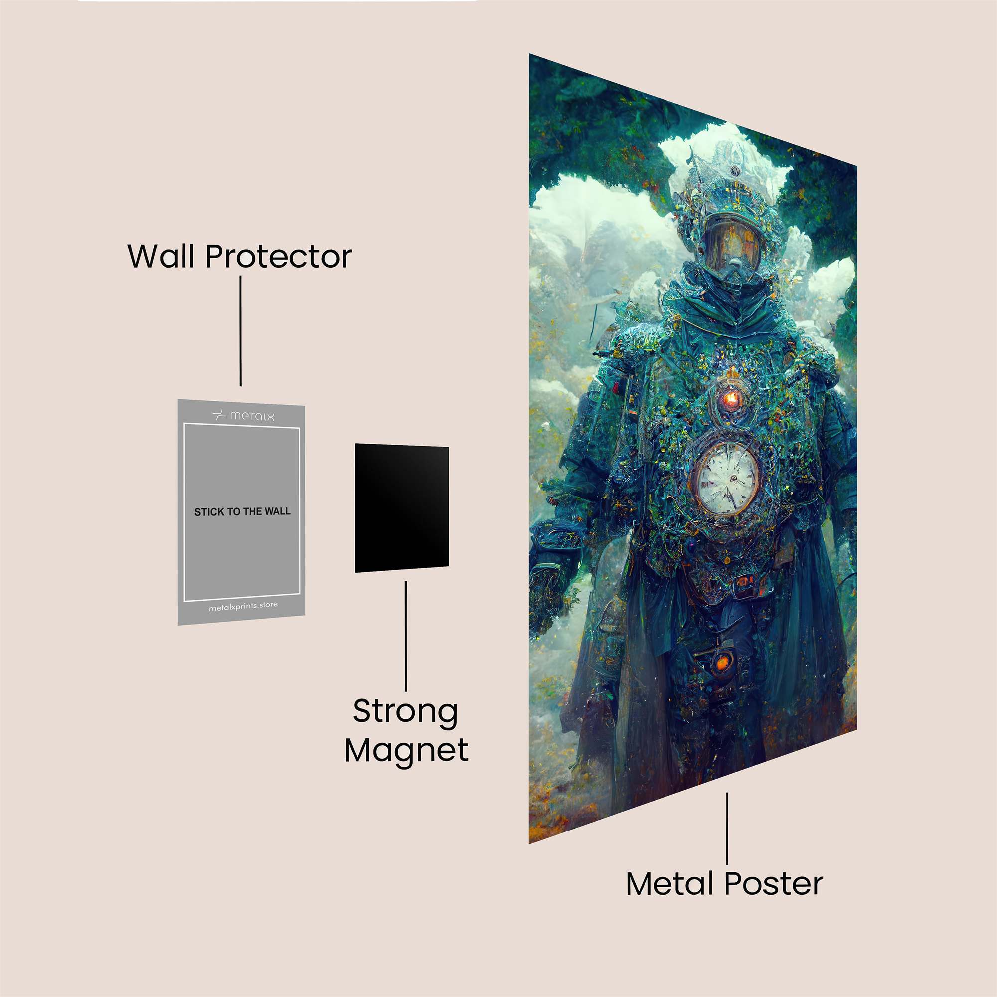 Timekeeper Enigma Safe Wall Magnetic / M