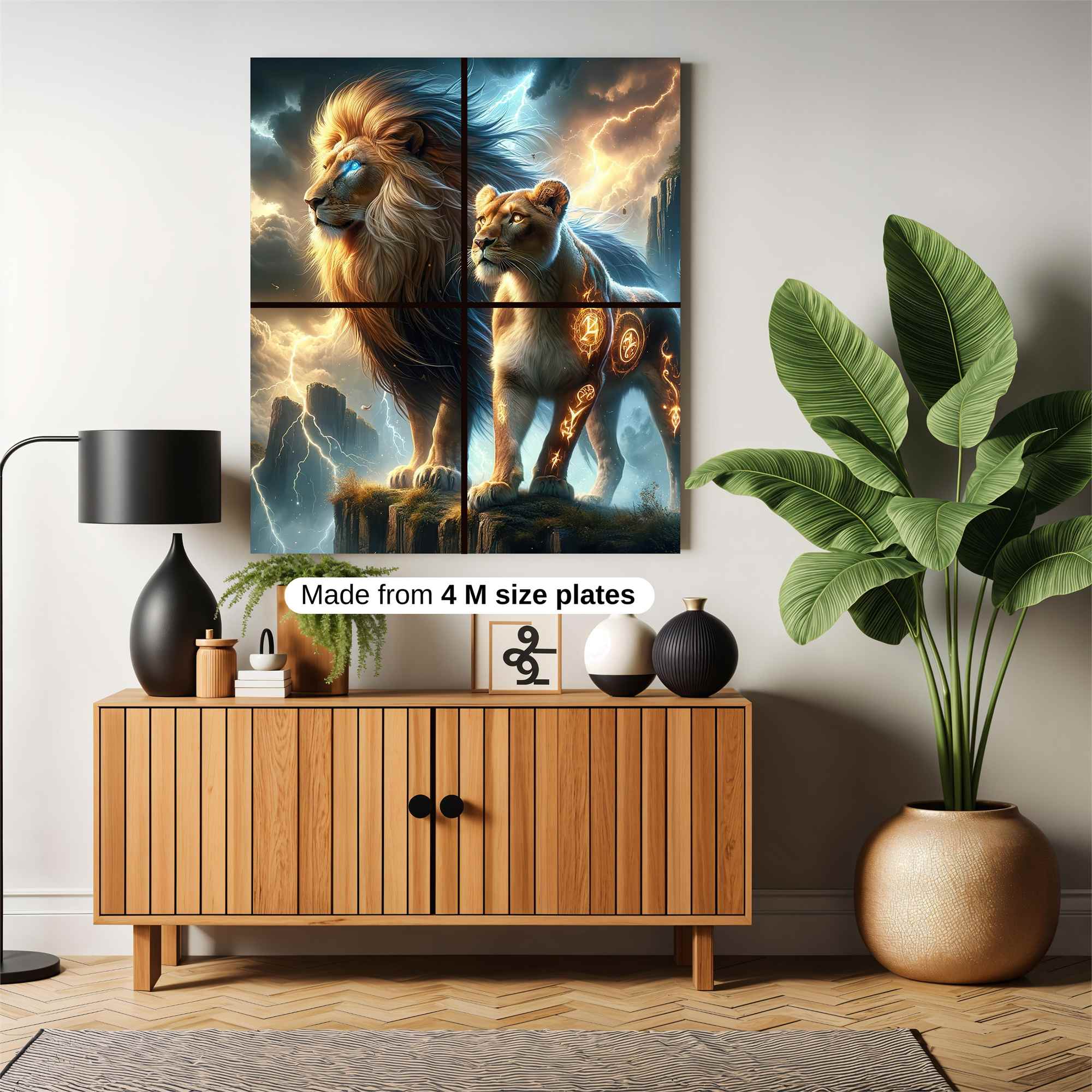 Lion Majesty Safe Wall Magnetic / M
