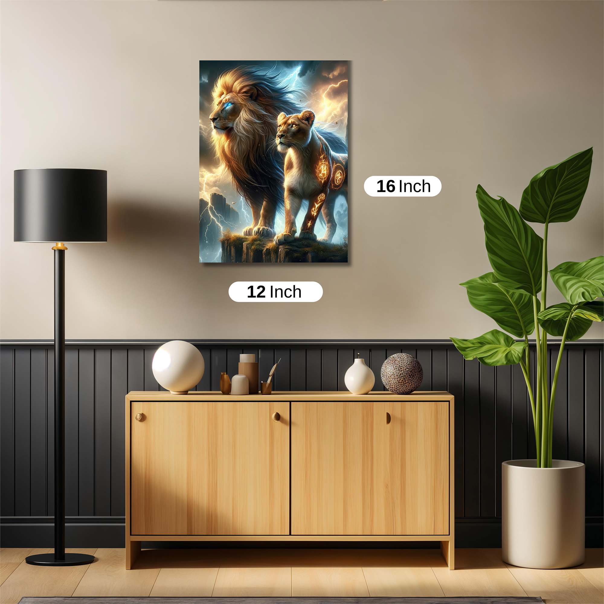 Lion Majesty Safe Wall Magnetic / M