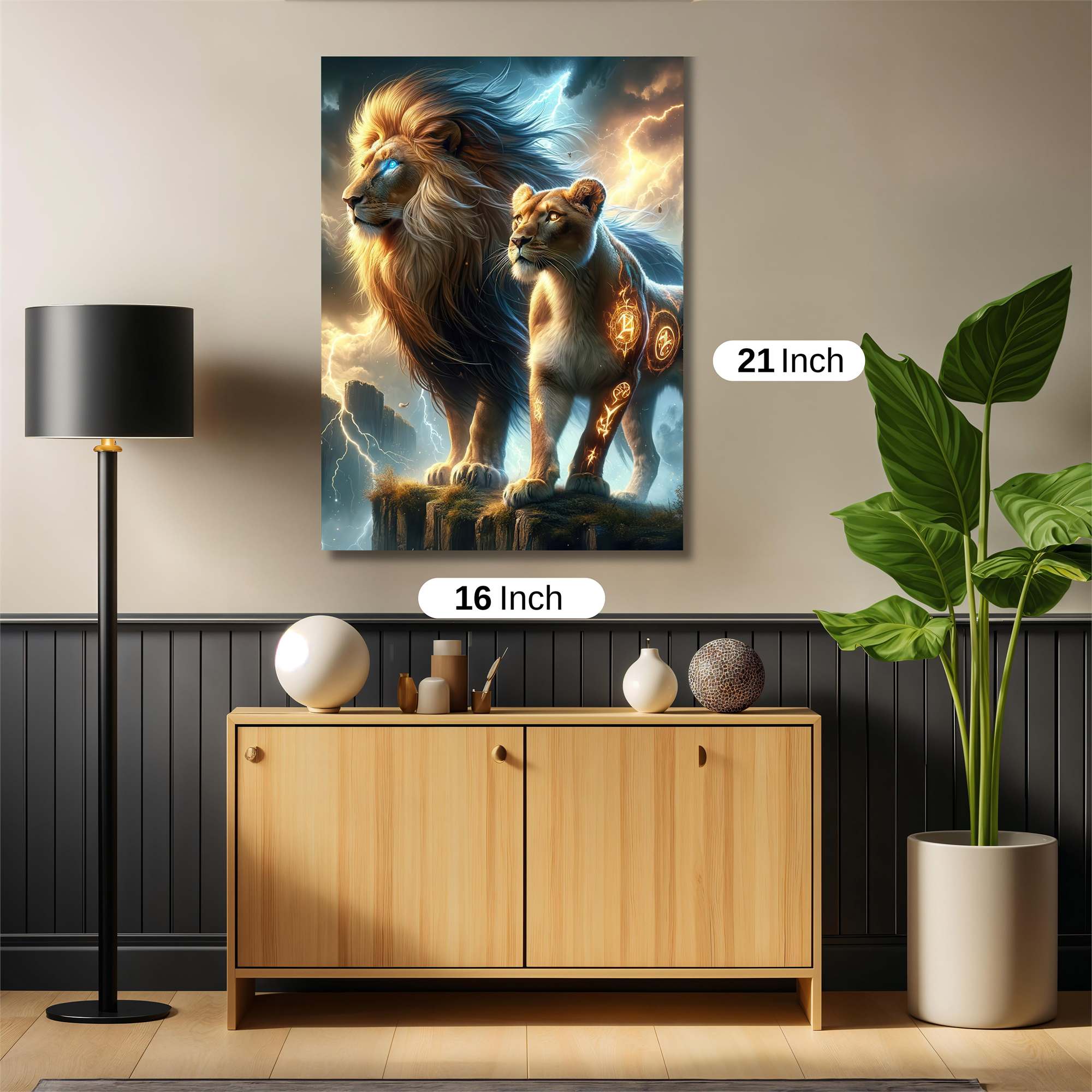 Lion Majesty Safe Wall Magnetic / M