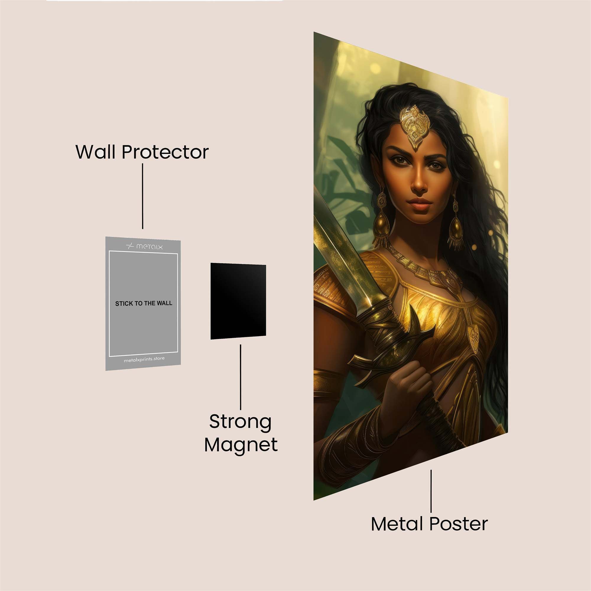 Warrior Radiant Safe Wall Magnetic / M