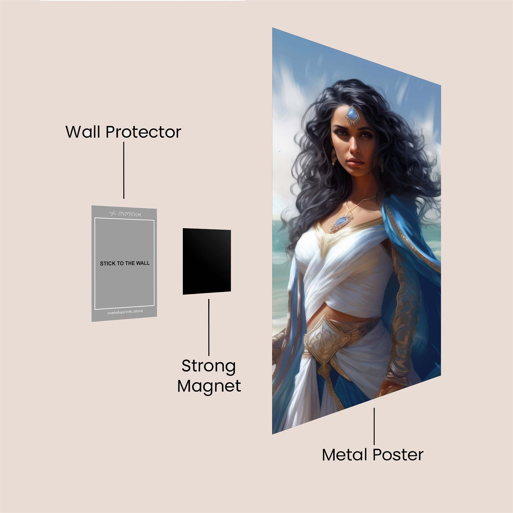 Sorceress Serene Safe Wall Magnetic / M