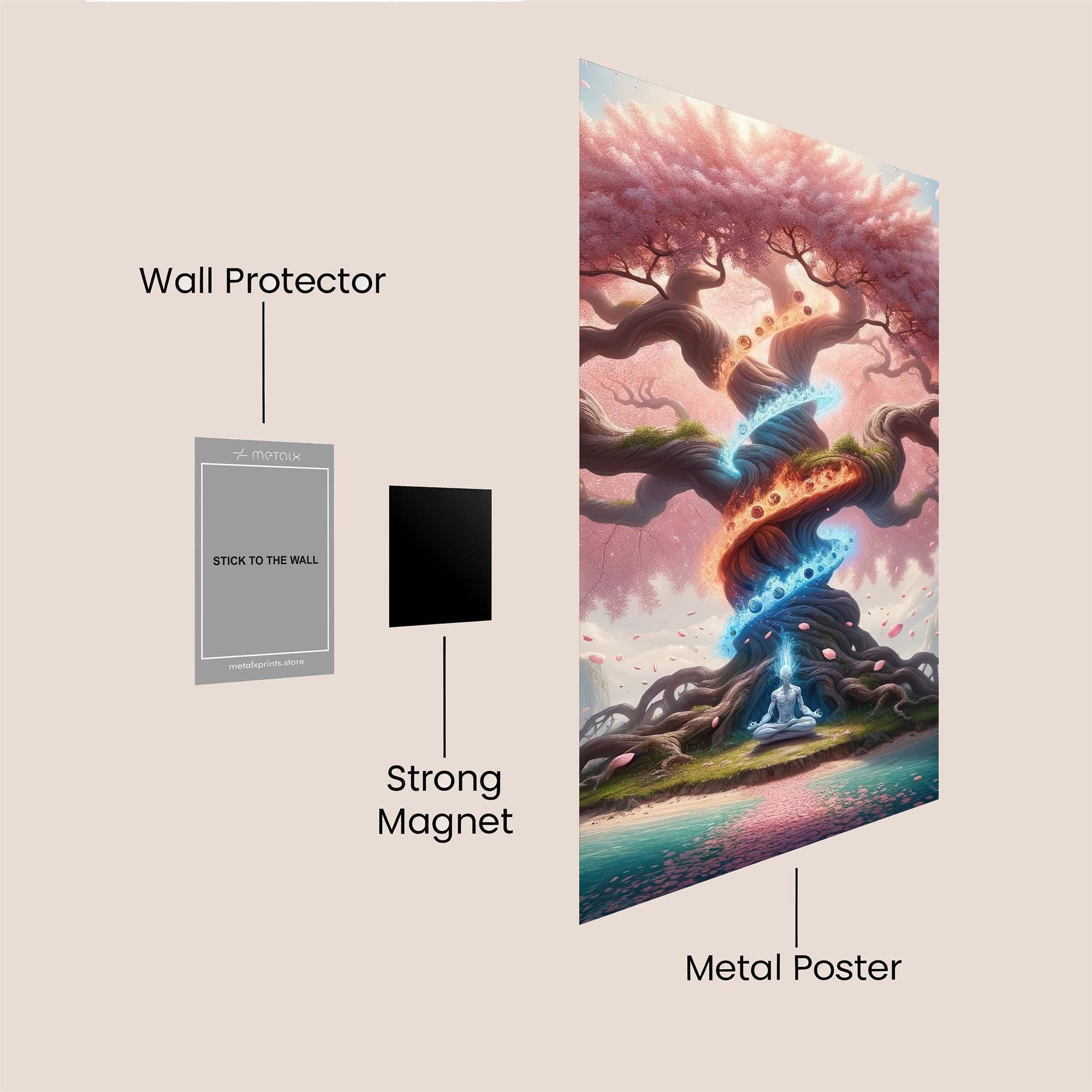 Yggdrasil Serenity Safe Wall Magnetic / M