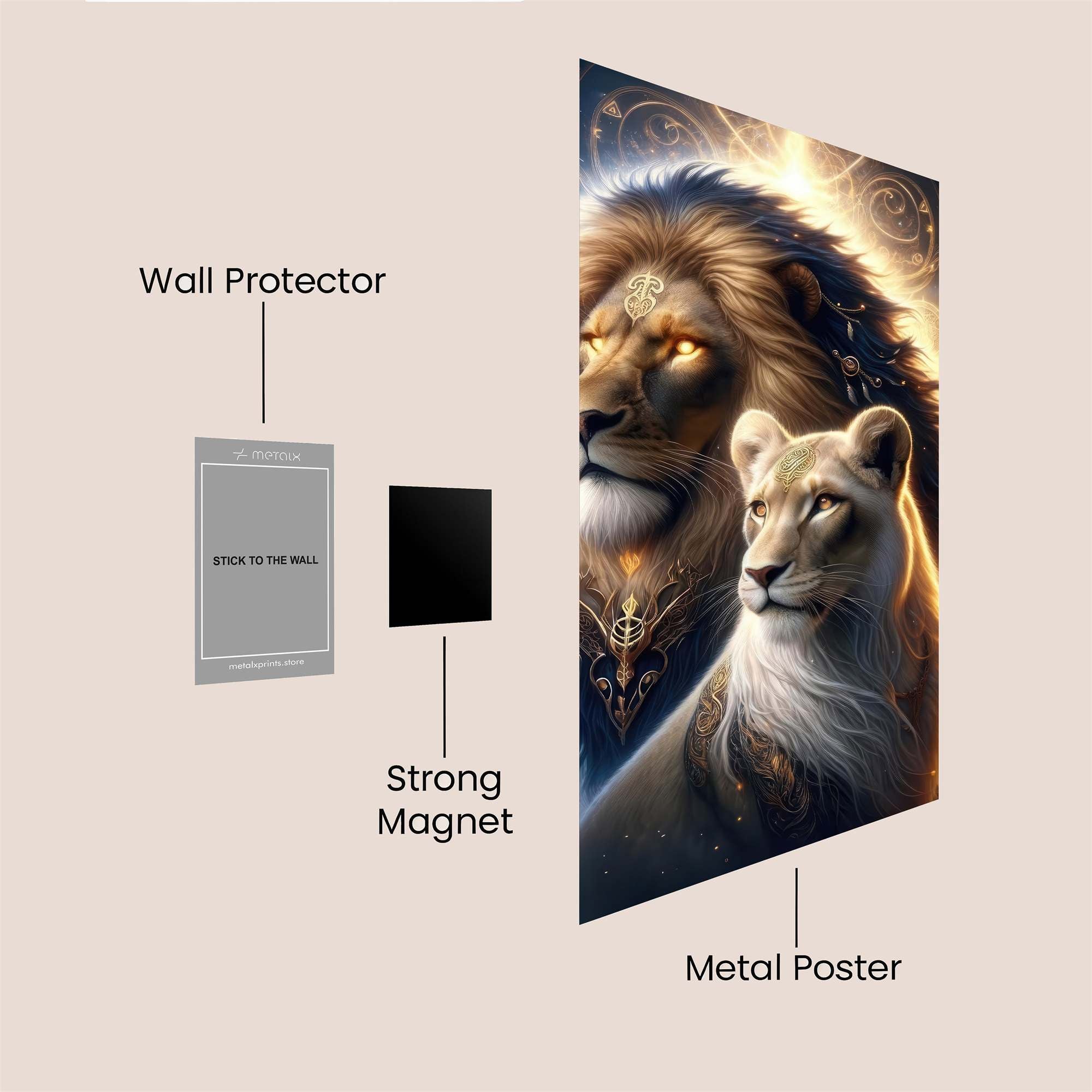 Lion Sovereign Safe Wall Magnetic / M
