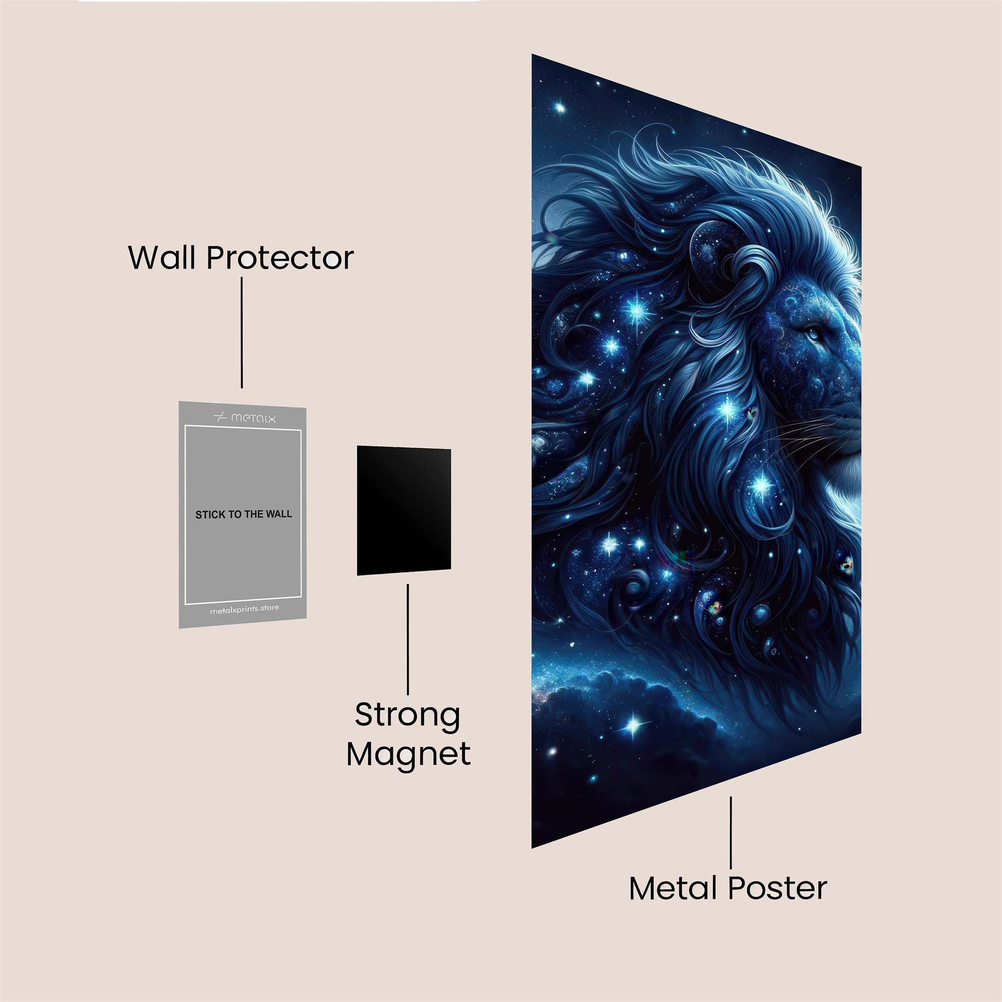 Starry Majesty Safe Wall Magnetic / M