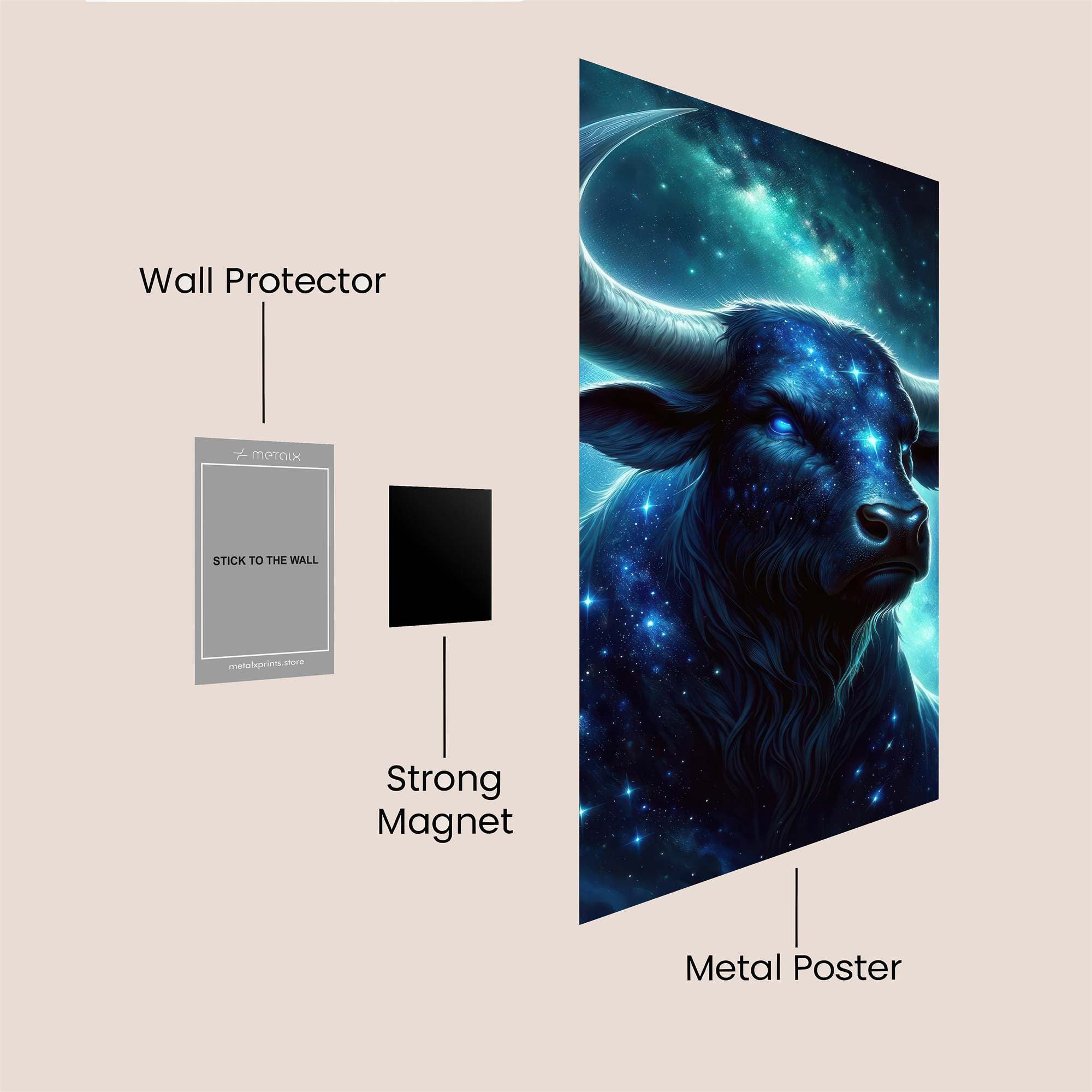 Taurus Celestial Safe Wall Magnetic / M