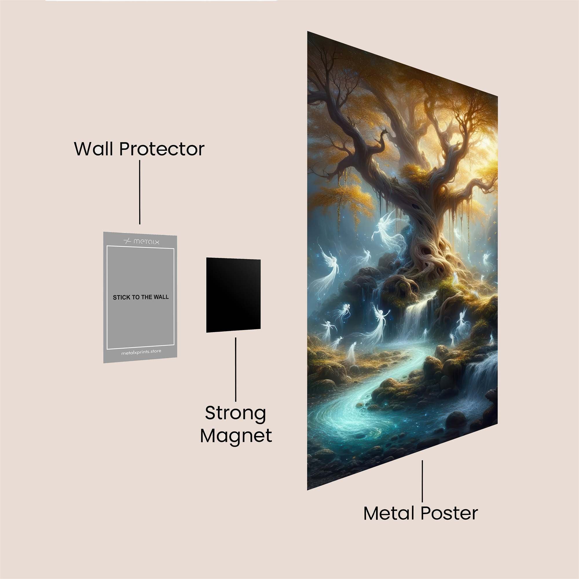 Fairy Enchantment Safe Wall Magnetic / M