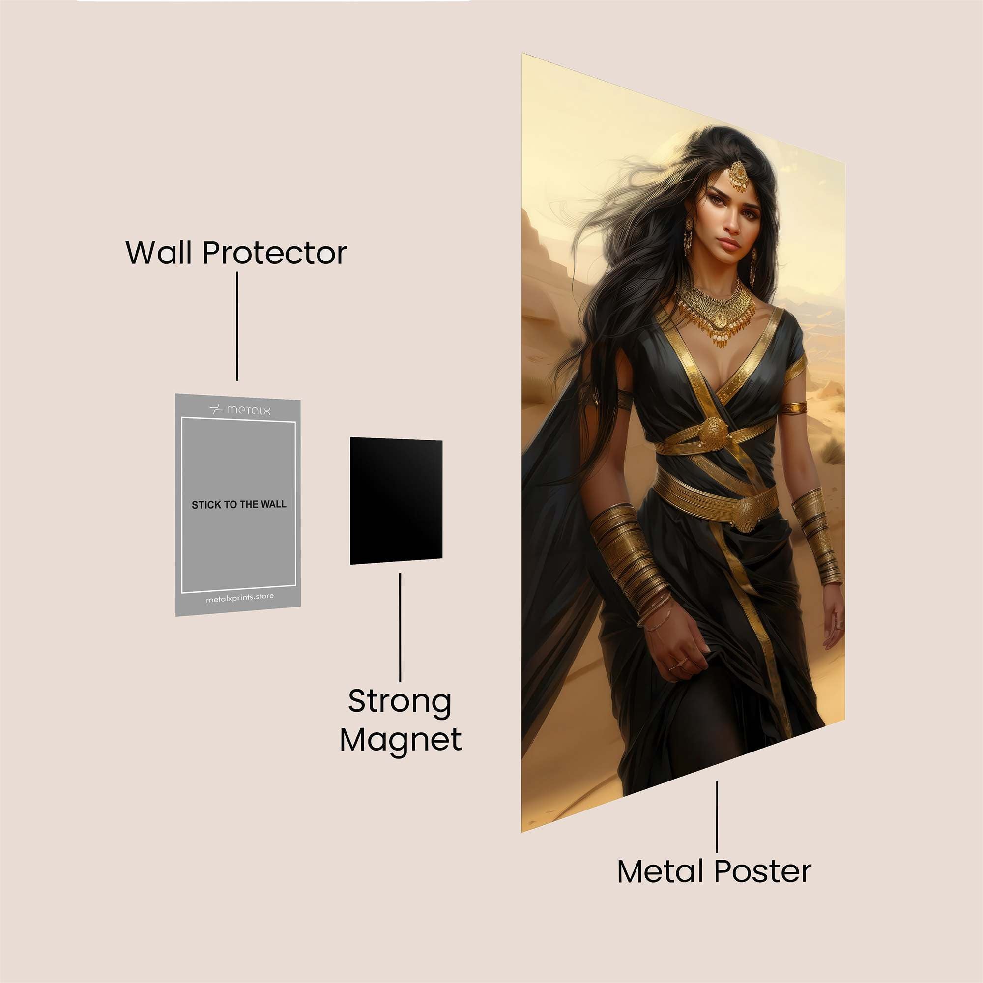 Desert Enigma Safe Wall Magnetic / M