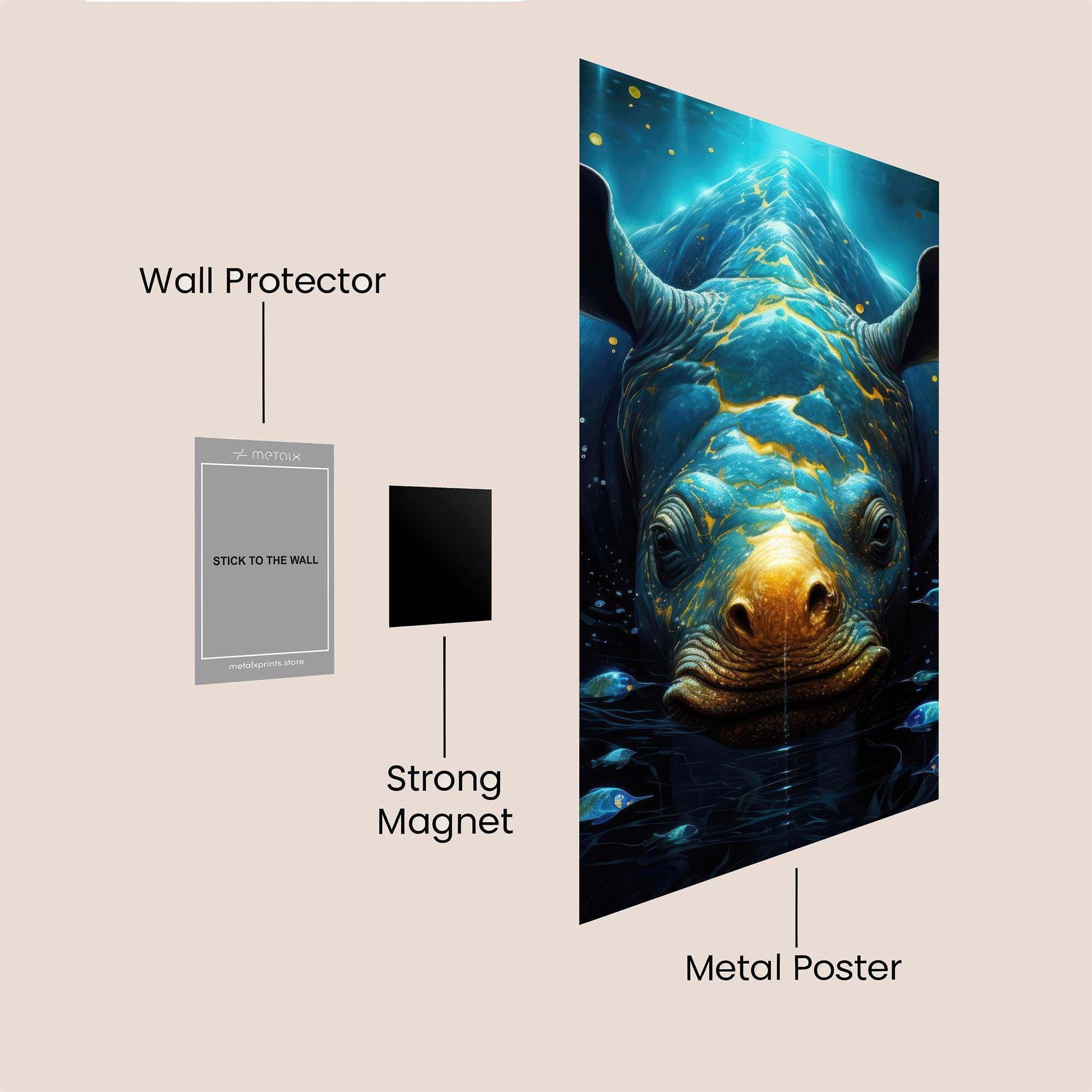 Rhino Radiance Safe Wall Magnetic / M