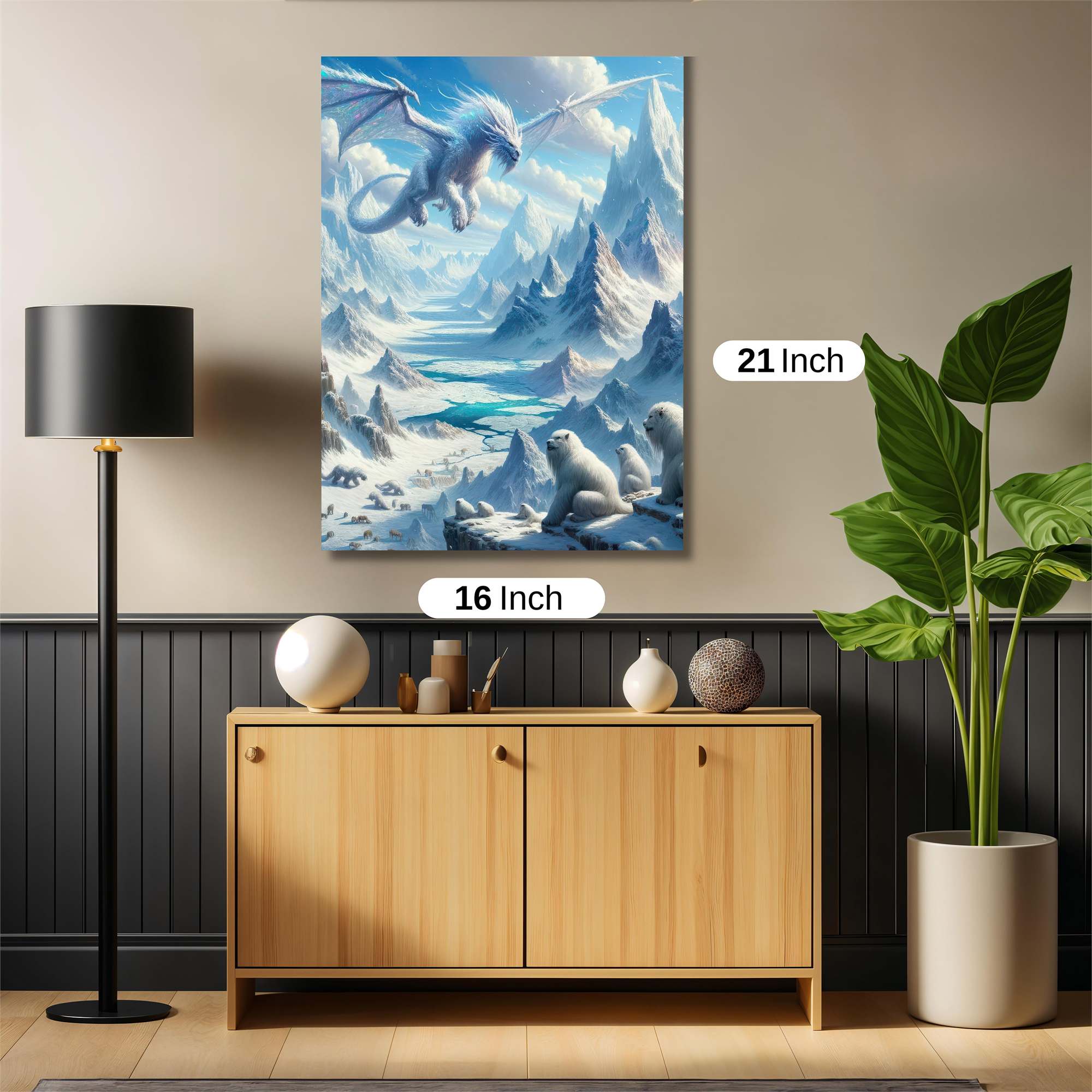 Frost Wyvern Safe Wall Magnetic / M