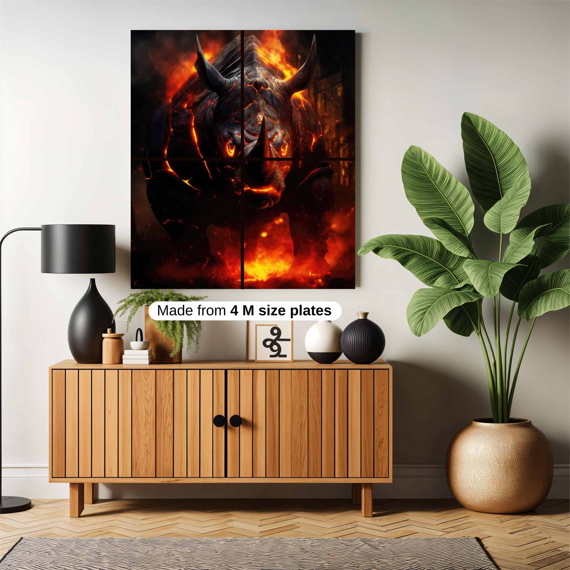 Rhino Inferno Safe Wall Magnetic / M