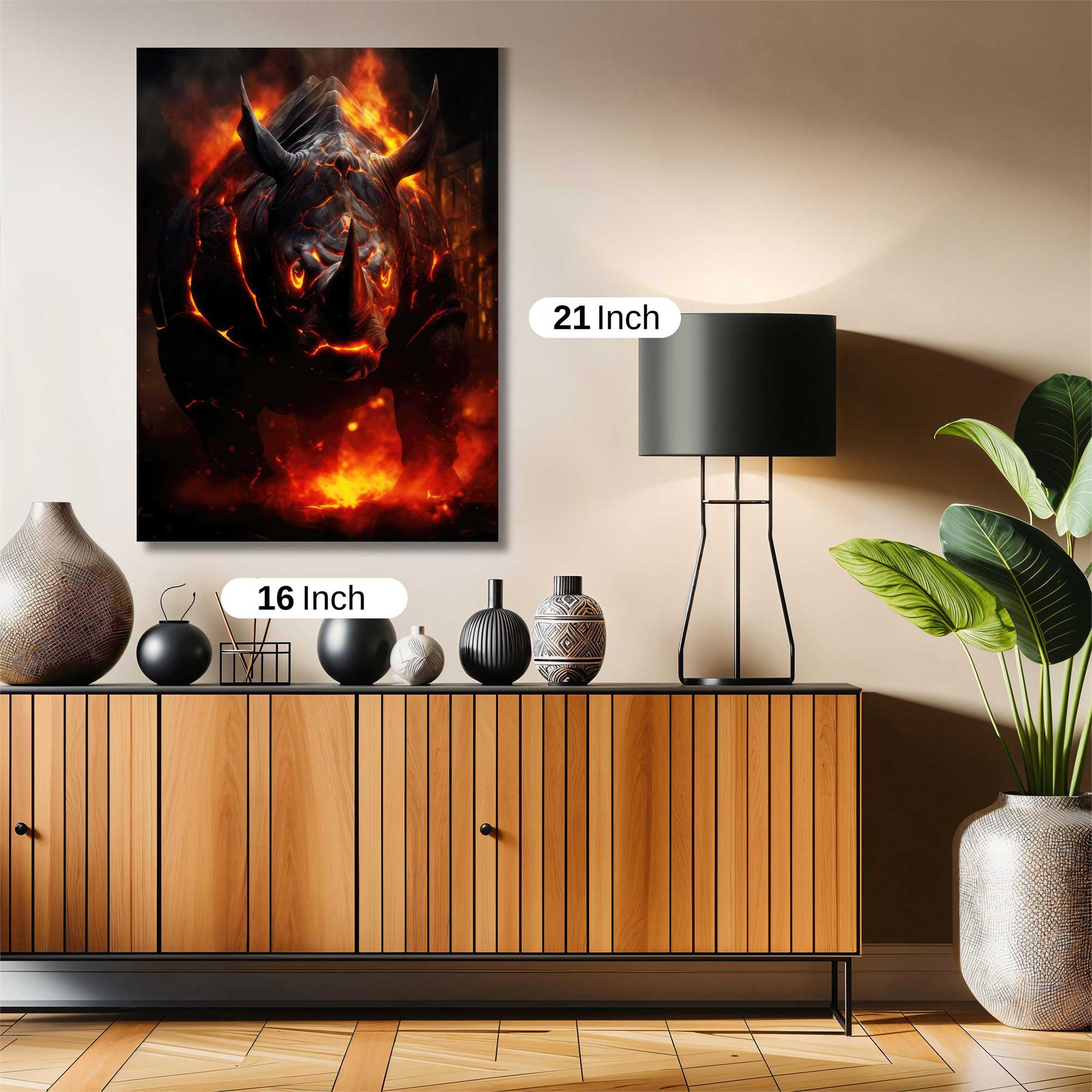 Rhino Inferno Safe Wall Magnetic / M