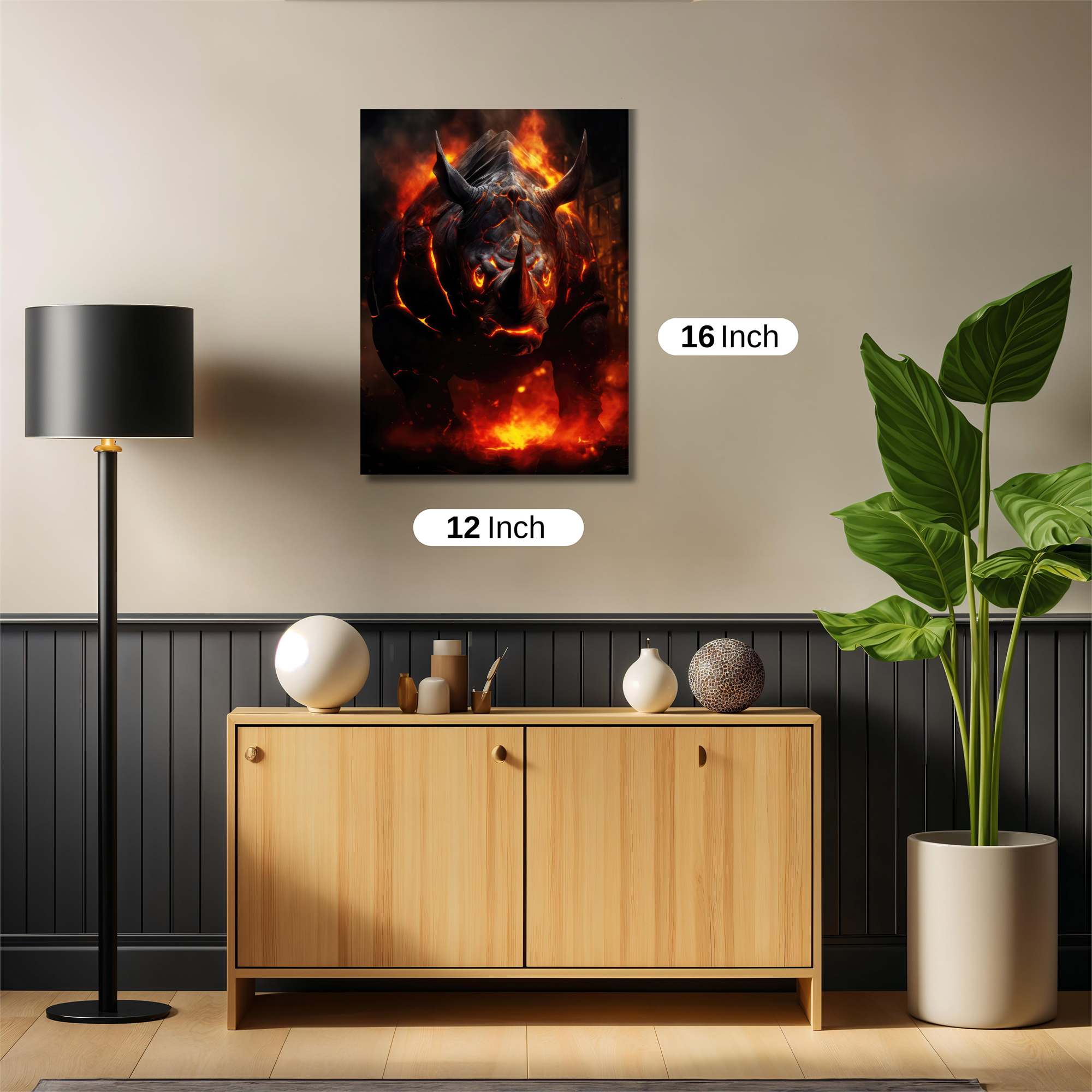 Rhino Inferno Safe Wall Magnetic / M