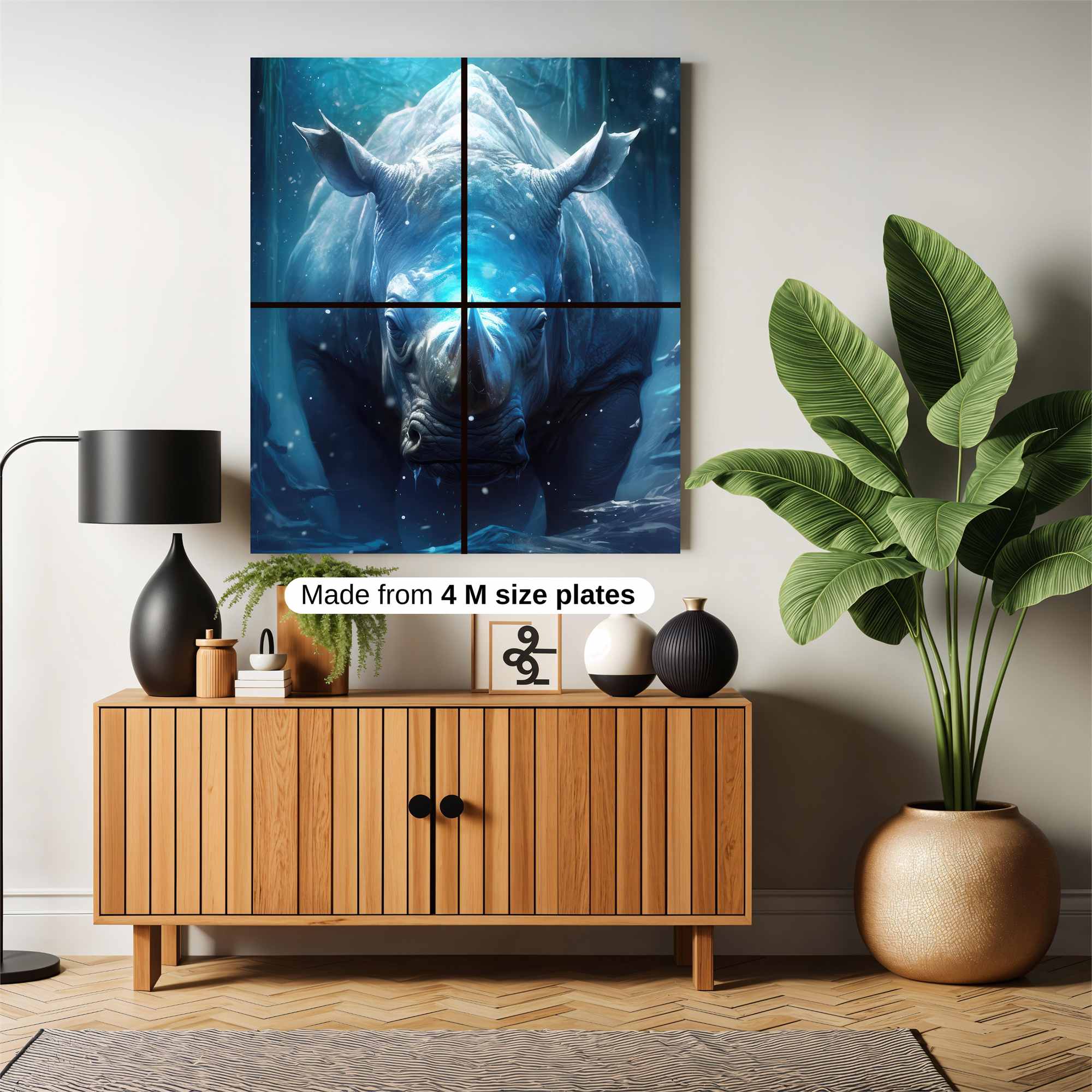 Rhinoceros Radiant Safe Wall Magnetic / M