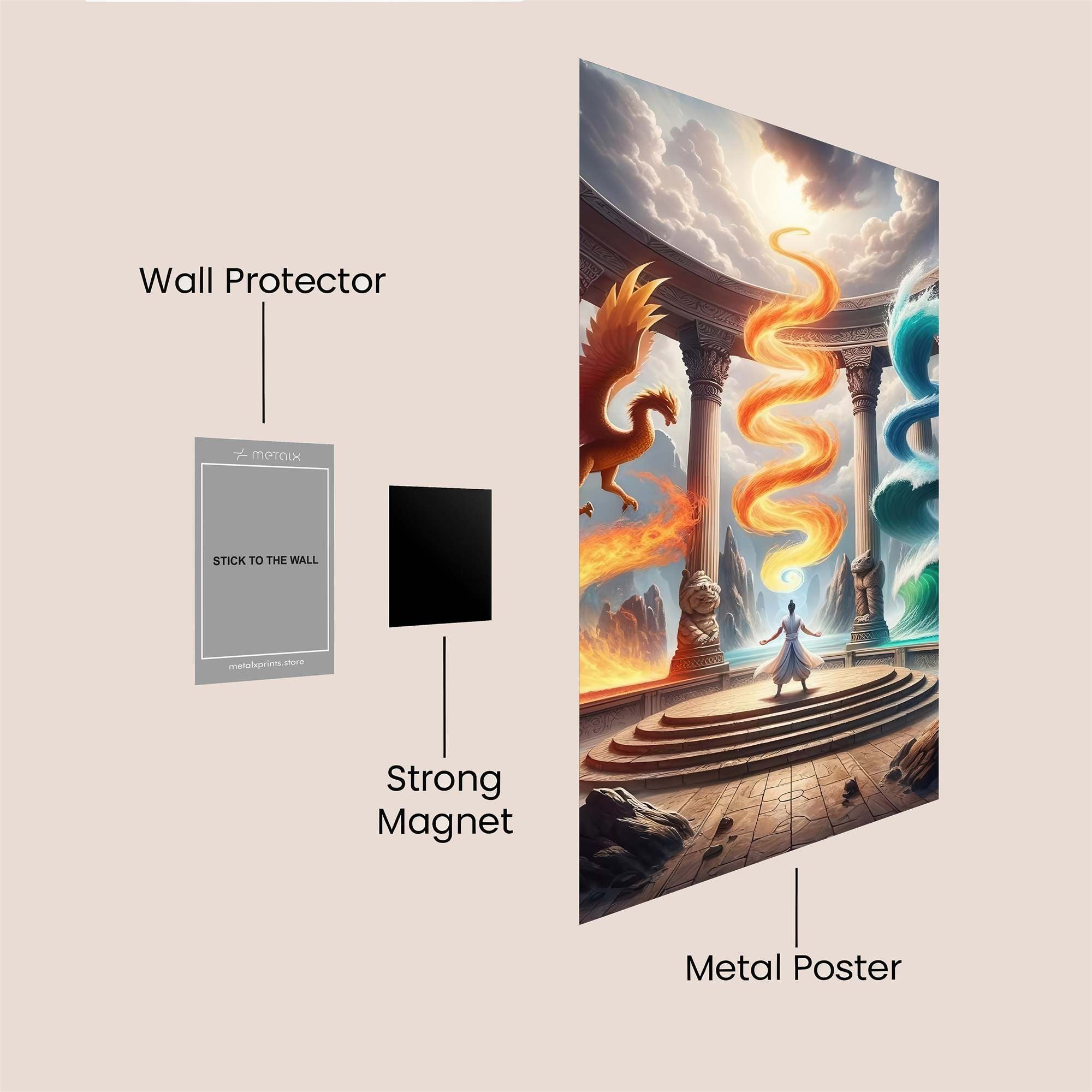 Elemental Harmony Safe Wall Magnetic / M