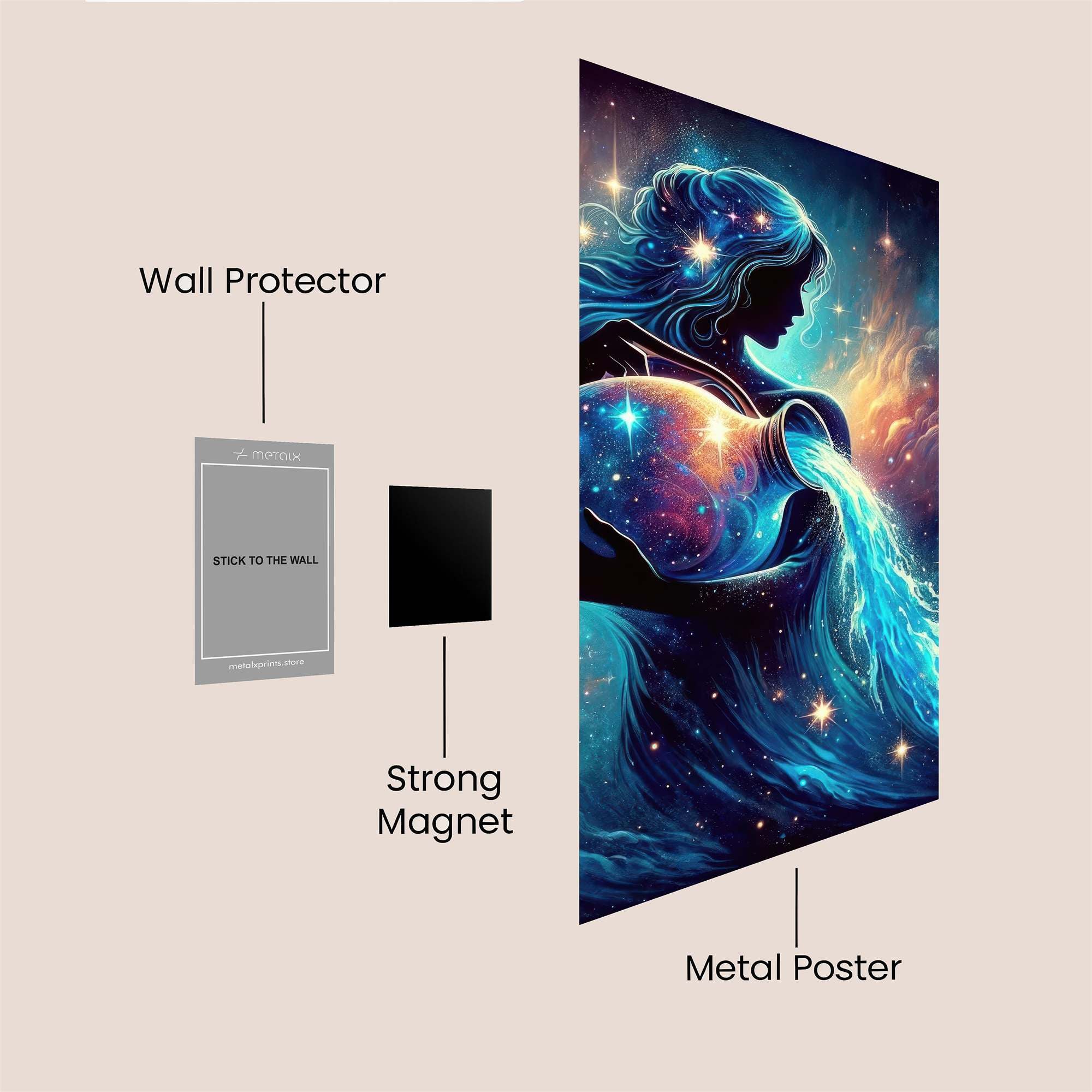 Aquarius Dream Safe Wall Magnetic / M