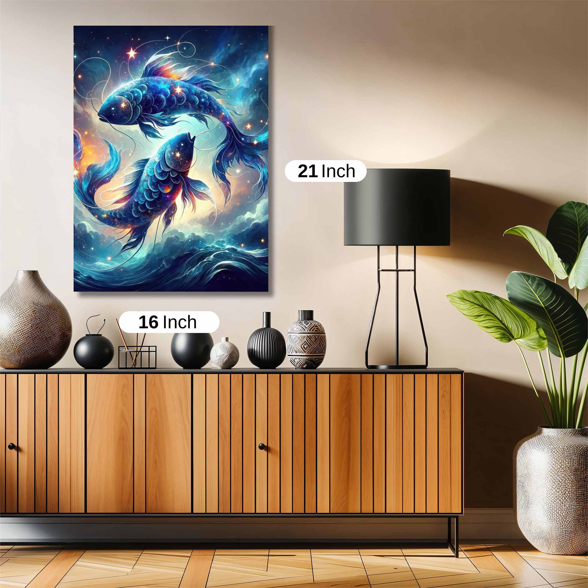Cosmic Koi Safe Wall Magnetic / M